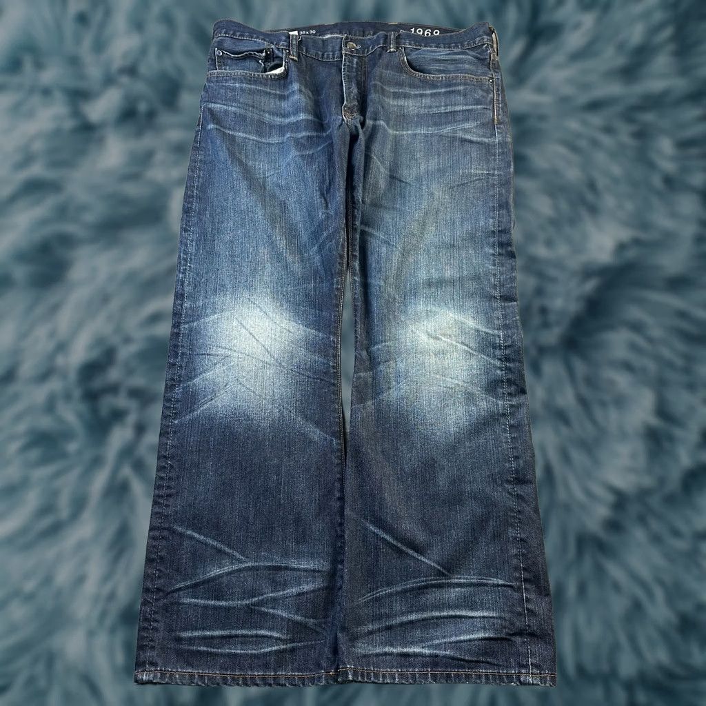 Gap VINTAGE Gap Jeans Mens 38x30 Bootcut Cowboy Blue Denim Faded Y2K 90s Cowboy Size US 38 / EU 54 - 1 Thumbnail