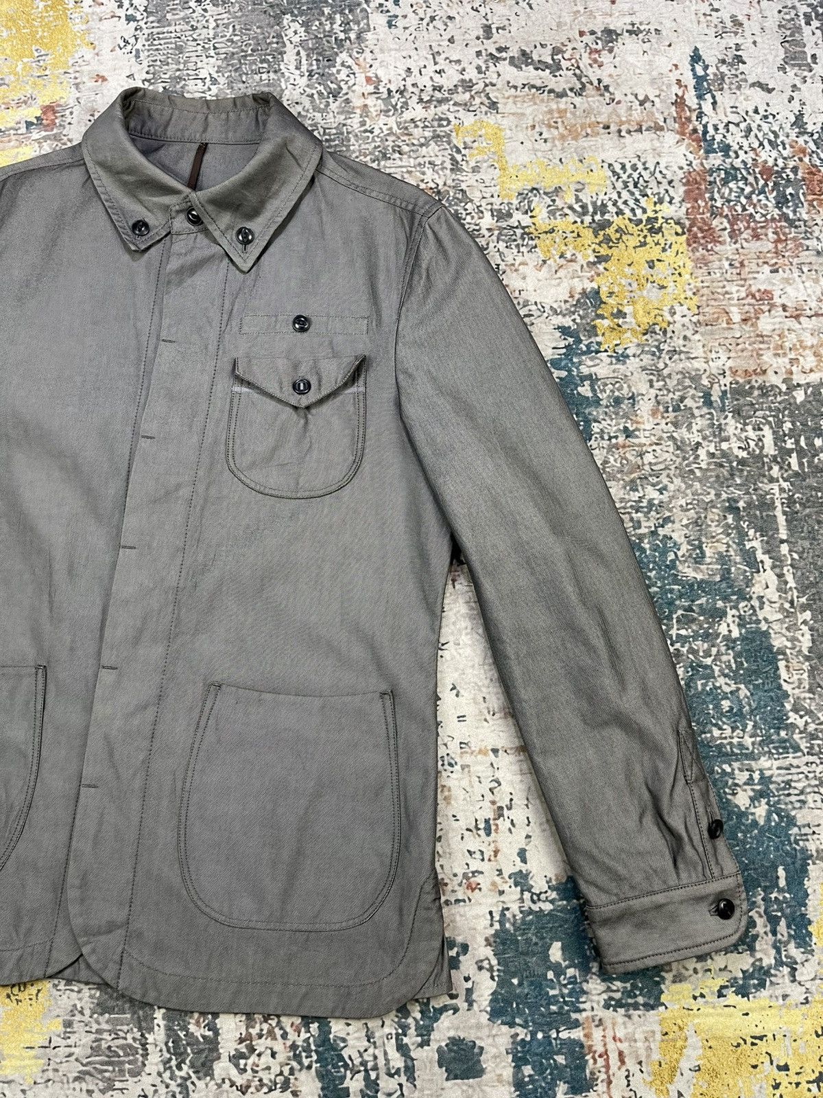 Japanese Brand Crociera Mano Garment Utility Workwear Chore Jacket Size US M / EU 48-50 / 2 - 6 Thumbnail