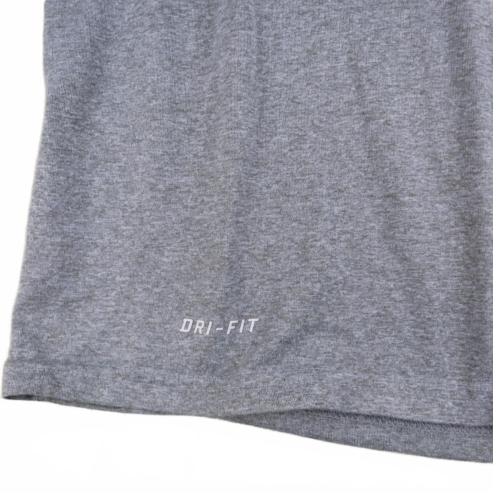 Nike Nike Dri-FIT Gray Short Sleeve Athletic T-Shirt Mens Small Size US S / EU 44-46 / 1 - 3 Thumbnail