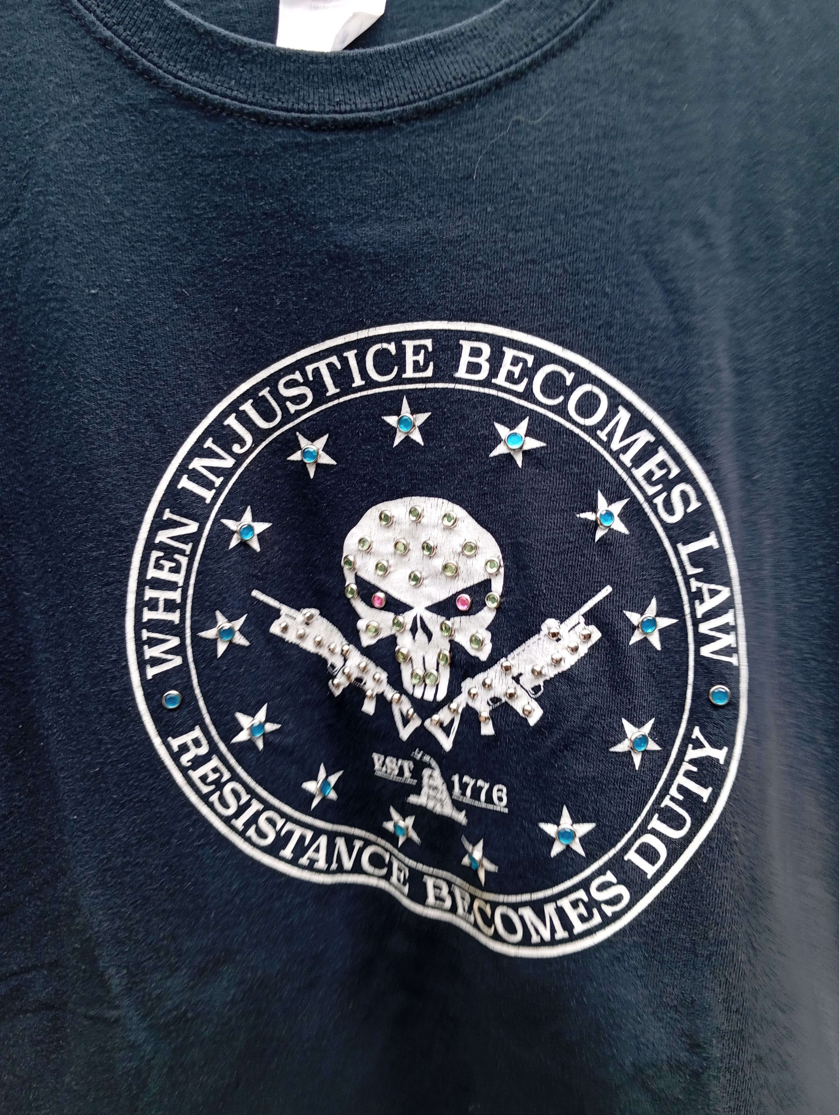 Vintage Vintage y2k skull duty tee Size US XL / EU 56 / 4 - 8 Thumbnail
