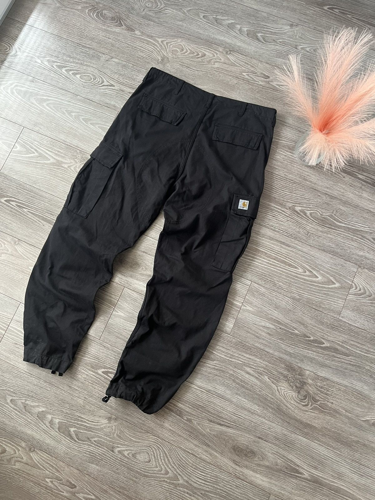 Carhartt × Carhartt Wip ‼️Carhartt Wip Regular Cargo Y2k Box Logo Rap Pants‼️ Size US 36 / EU 52 - 1 Thumbnail