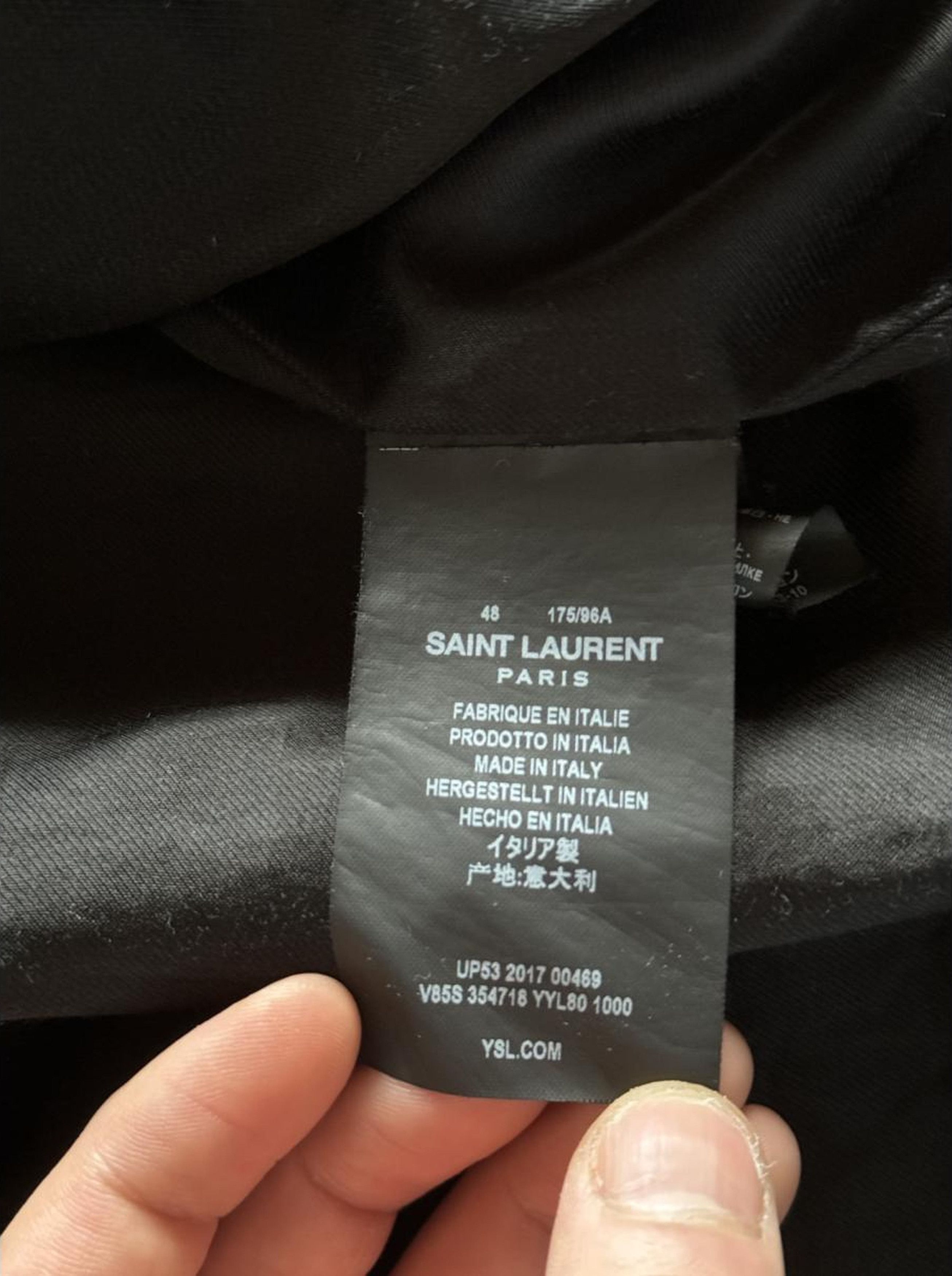 Saint Laurent Paris Saint Laurent Paris bomber M Size US M / EU 48-50 / 2 - 4 Thumbnail