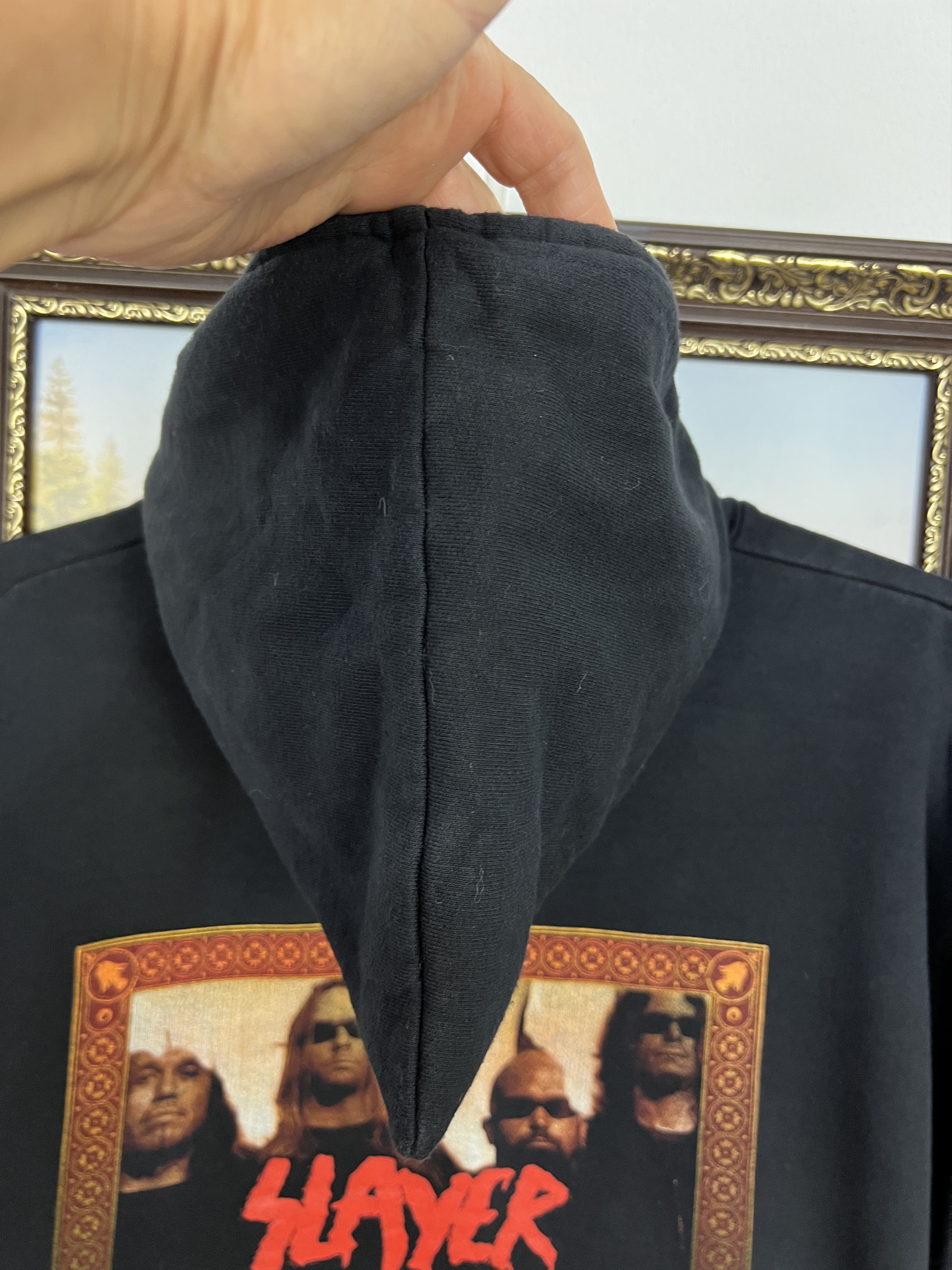 Vintage Vintage Slayer God Hates Us All Over Print Hoodie Black Size US M / EU 48-50 / 2 - 10 Thumbnail