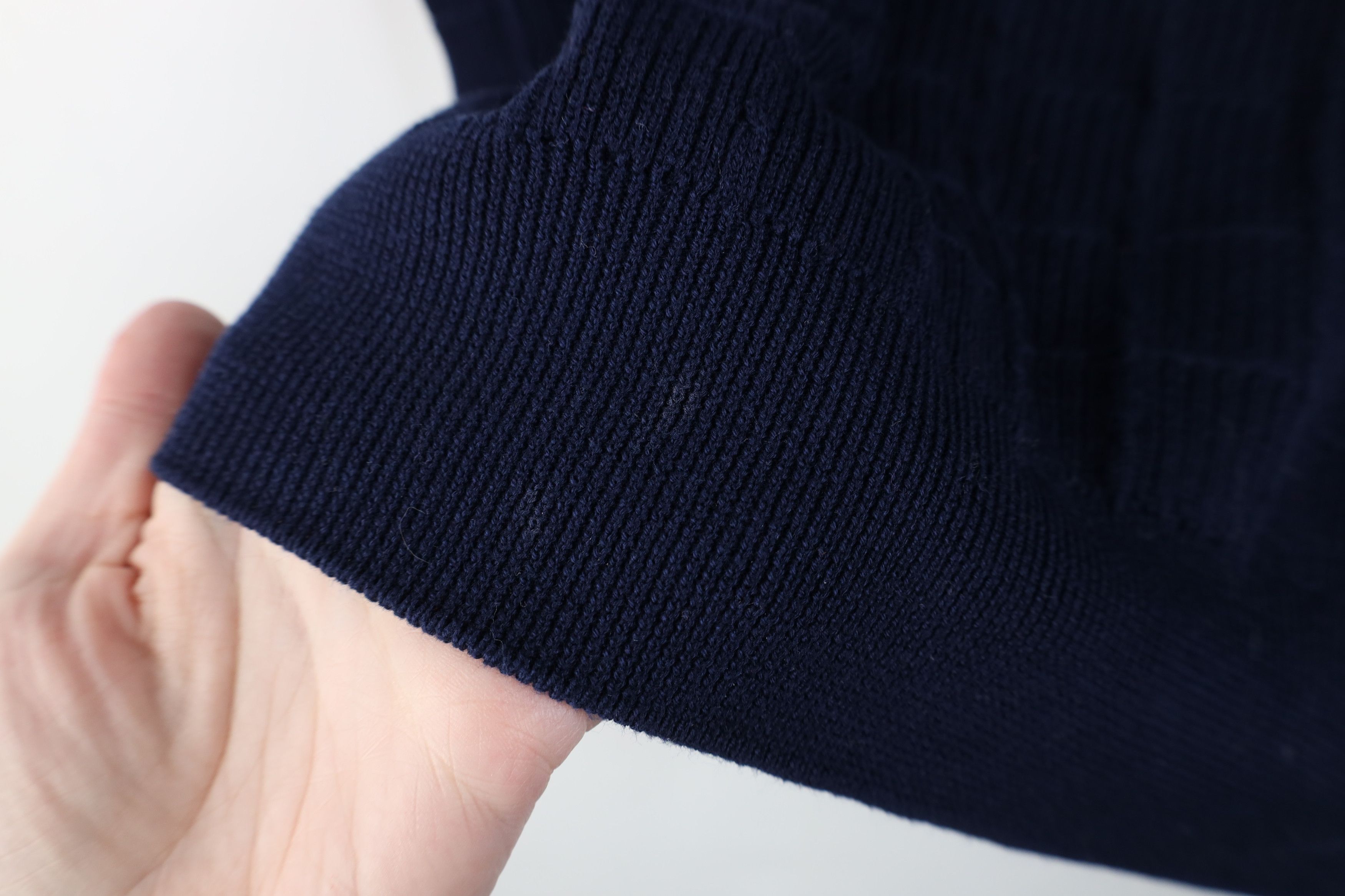 PING Vintage 90s Ping Golf Cotton Cable Knit Sweater Vest Blue Size US M / EU 48-50 / 2 - 5 Thumbnail