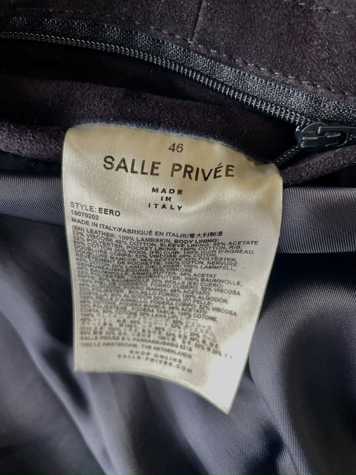 SALLE PRIVEE Salle Prive Eero Suede Bomber Size US S / EU 44-46 / 1 - 9 Thumbnail