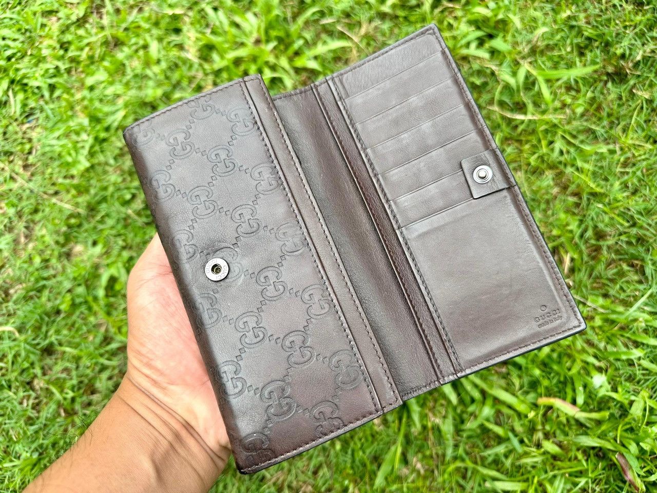 Gucci Authentic Gucci Guccisima Leather Long Wallet Size ONE SIZE - 4 Thumbnail