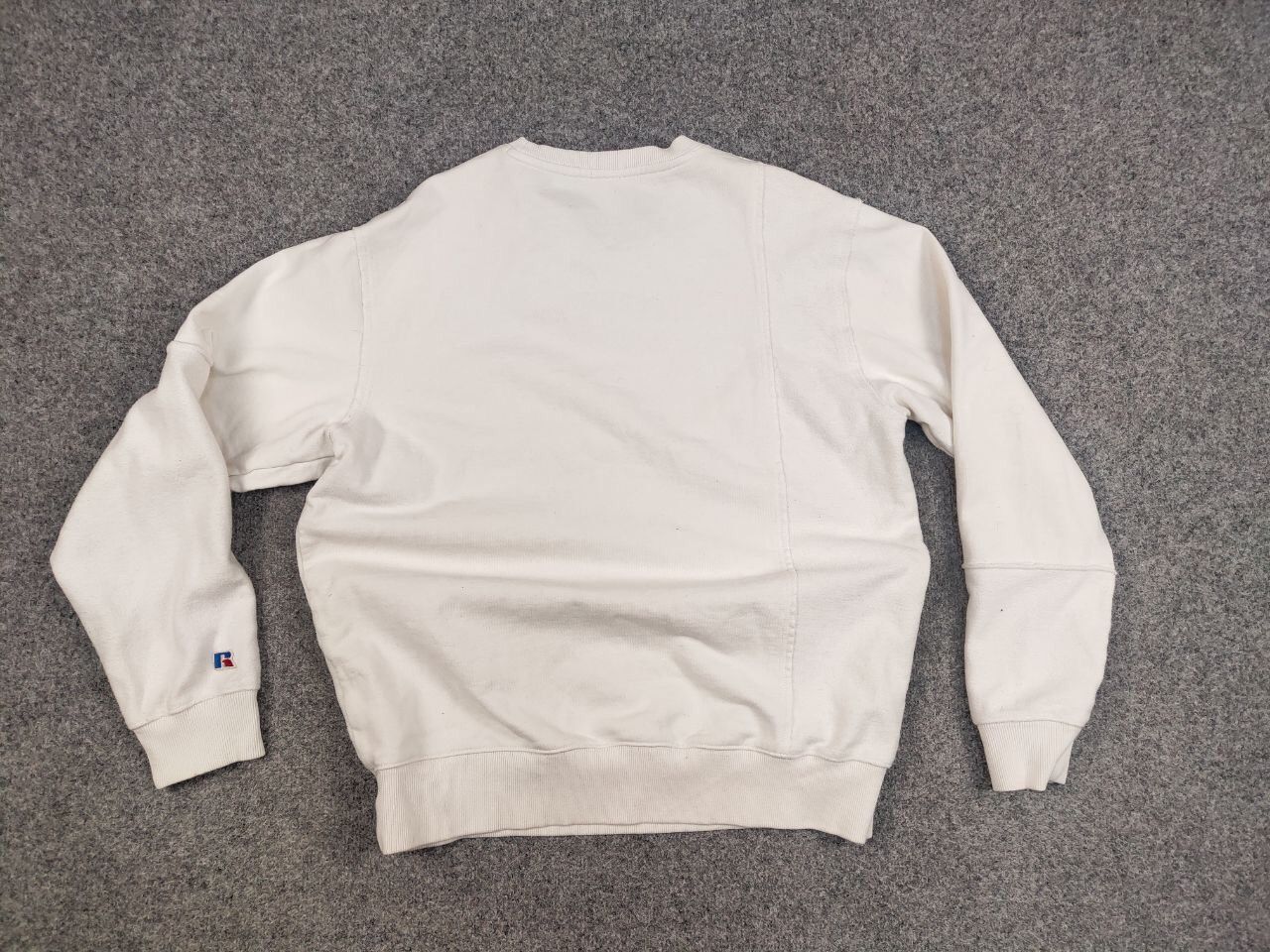 Russell Athletic Vintage Russell Athletic Pro USA Patchwork Boxy Sweatshirt Size US M / EU 48-50 / 2 - 15 Thumbnail