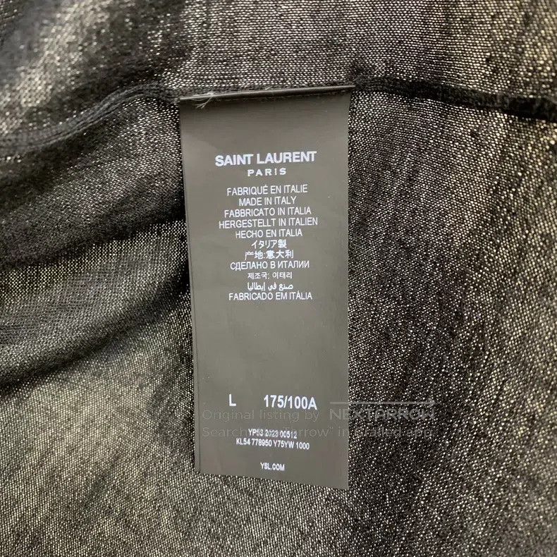 Saint Laurent Paris Saint Laurent Paris Black Polo Neck Knit Sweater Size US L / EU 52-54 / 3 - 8 Thumbnail