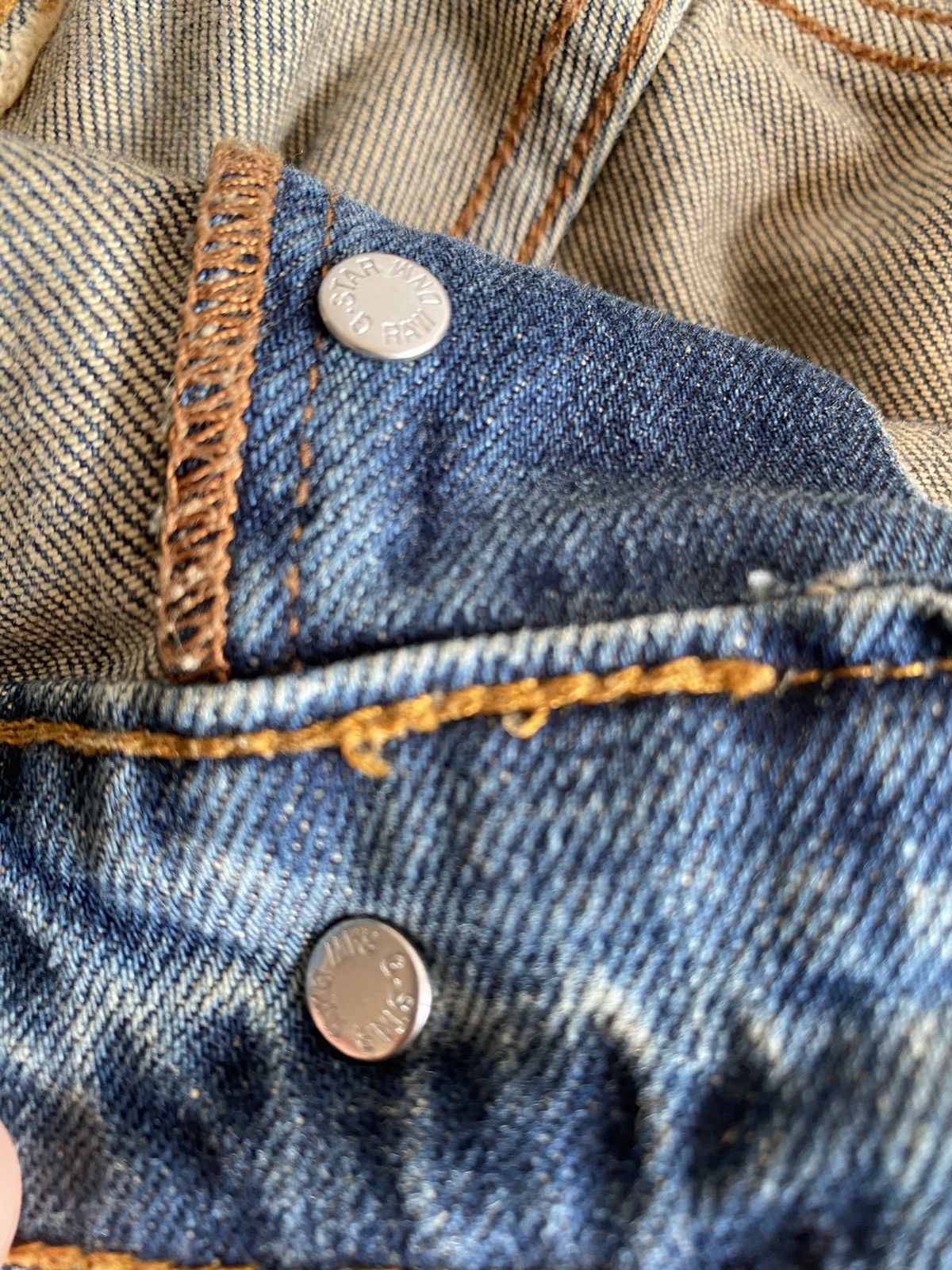 Issey Miyake Vintage issey miyake G Star Original Raw Bikers Denim pants Size US 36 / EU 52 - 6 Thumbnail