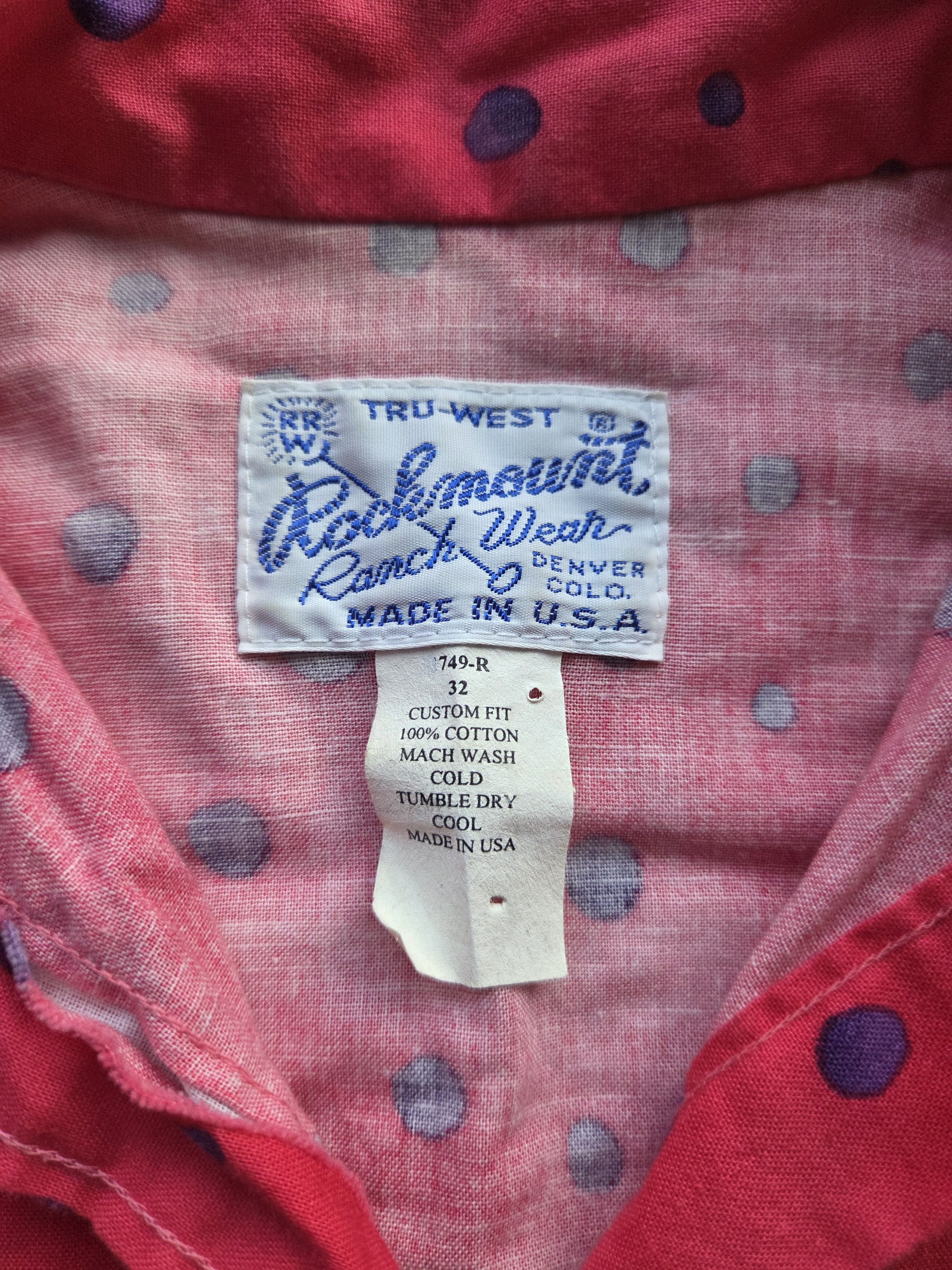 Rockmount Ranch Wear Vintage Rockmount Ranch Wear TruWest Rockabily Western Shirt Size S / US 4 / IT 40 - 3 Thumbnail