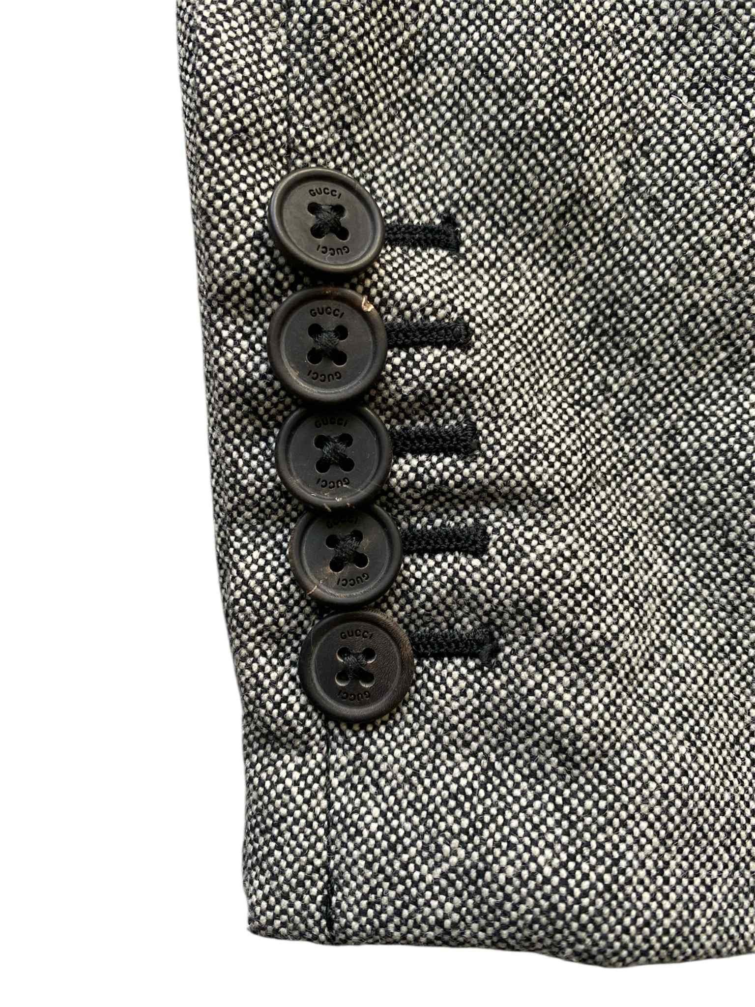 Gucci Gucci Mens Blazer Official Viscose Lana Wool Size M Size 38R - 5 Thumbnail