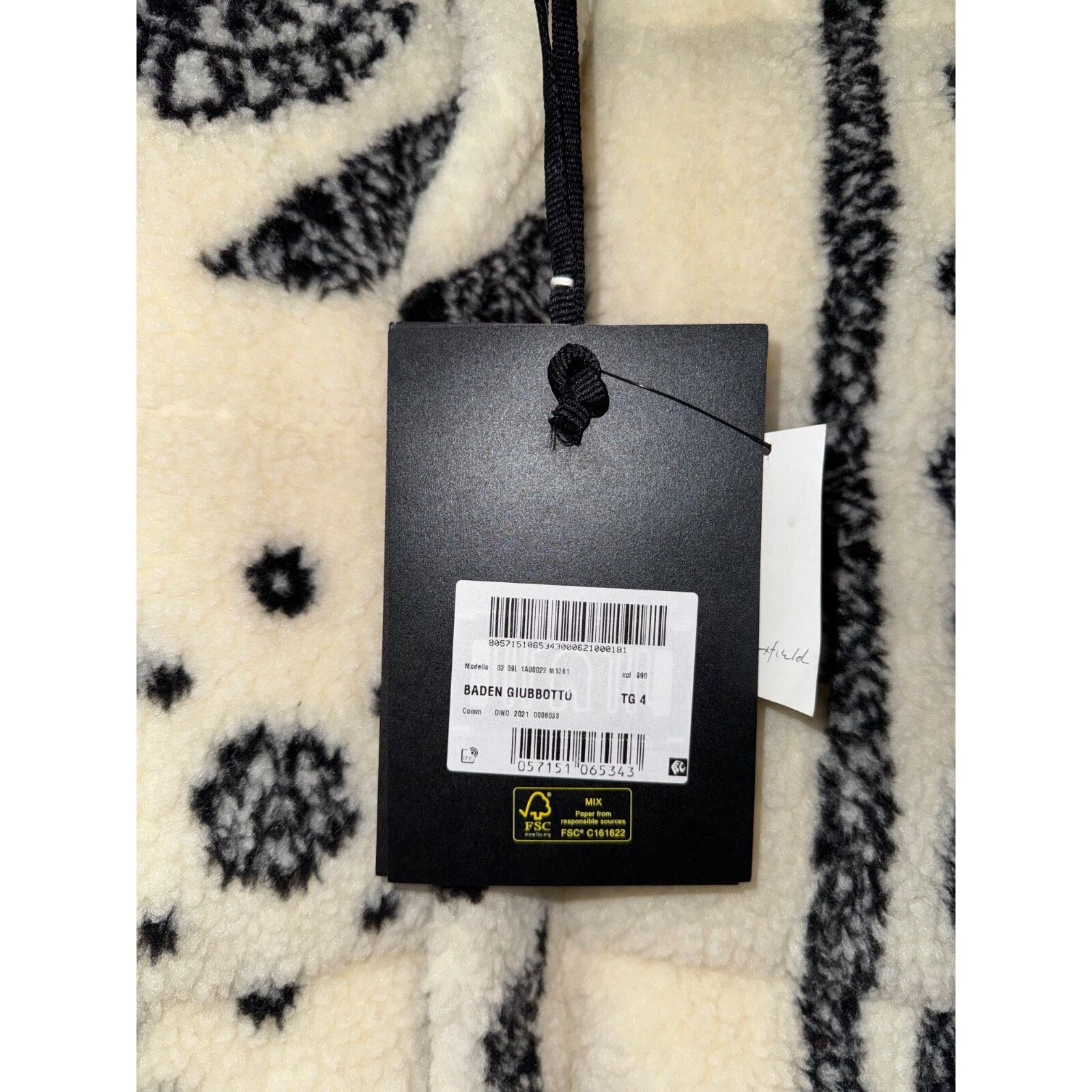 Moncler Moncler x Palm Angels Baden Paisley White Black Men's TG 4 Size US L / EU 52-54 / 3 - 8 Thumbnail