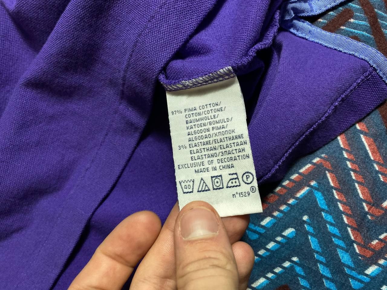 Polo Ralph Lauren × Vintage Polo Golf Ralph Lauren sweater jumper purple basic half Size US L / EU 52-54 / 3 - 4 Thumbnail