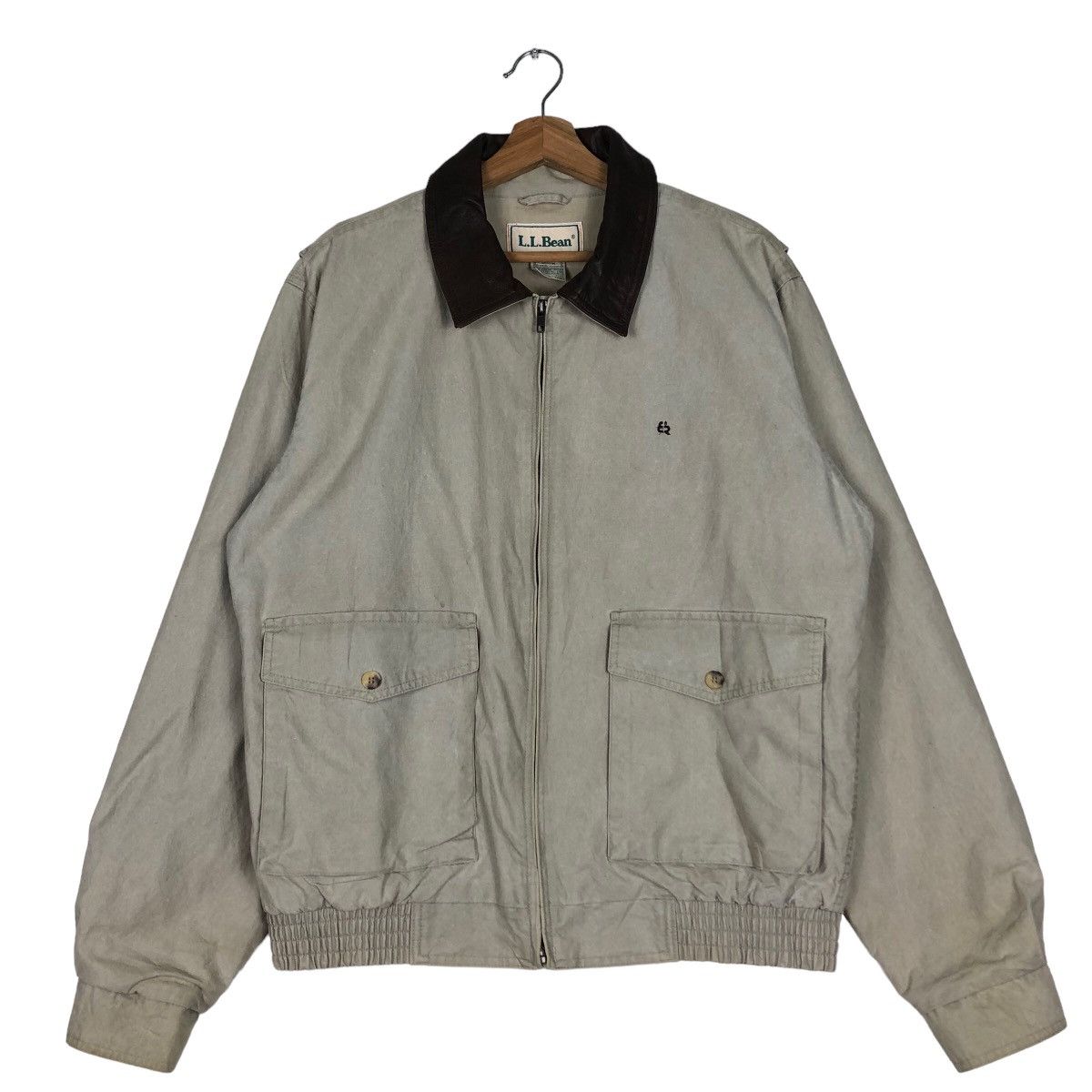 Japanese Brand 🔥90’s Vintage Bomber Jacket Cargo Pocket Worker L.L.Bean Size US M / EU 48-50 / 2 - 1 Thumbnail