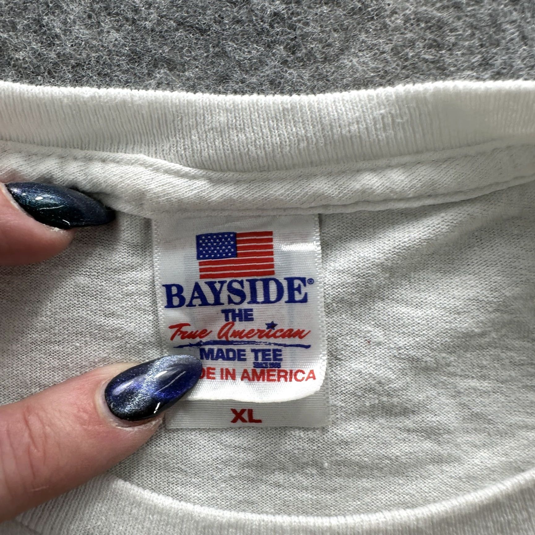 Greats BAYSIDE Trump Pence T-Shirt Mens XL White 2020 MAGA Graphic Print Crew Neck Patriotic Size US XL / EU 56 / 4 - 5 Thumbnail