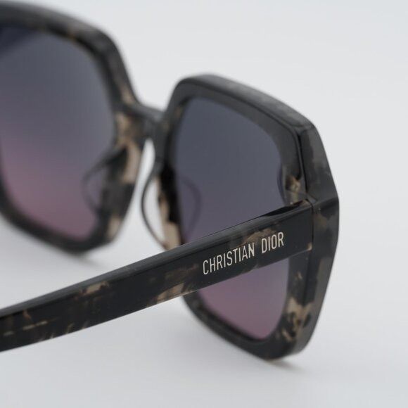 Dior Dior DIORMIDNIGHT S2F 29D2 Sunglasses Colored Havana Square Size ONE SIZE - 5 Thumbnail