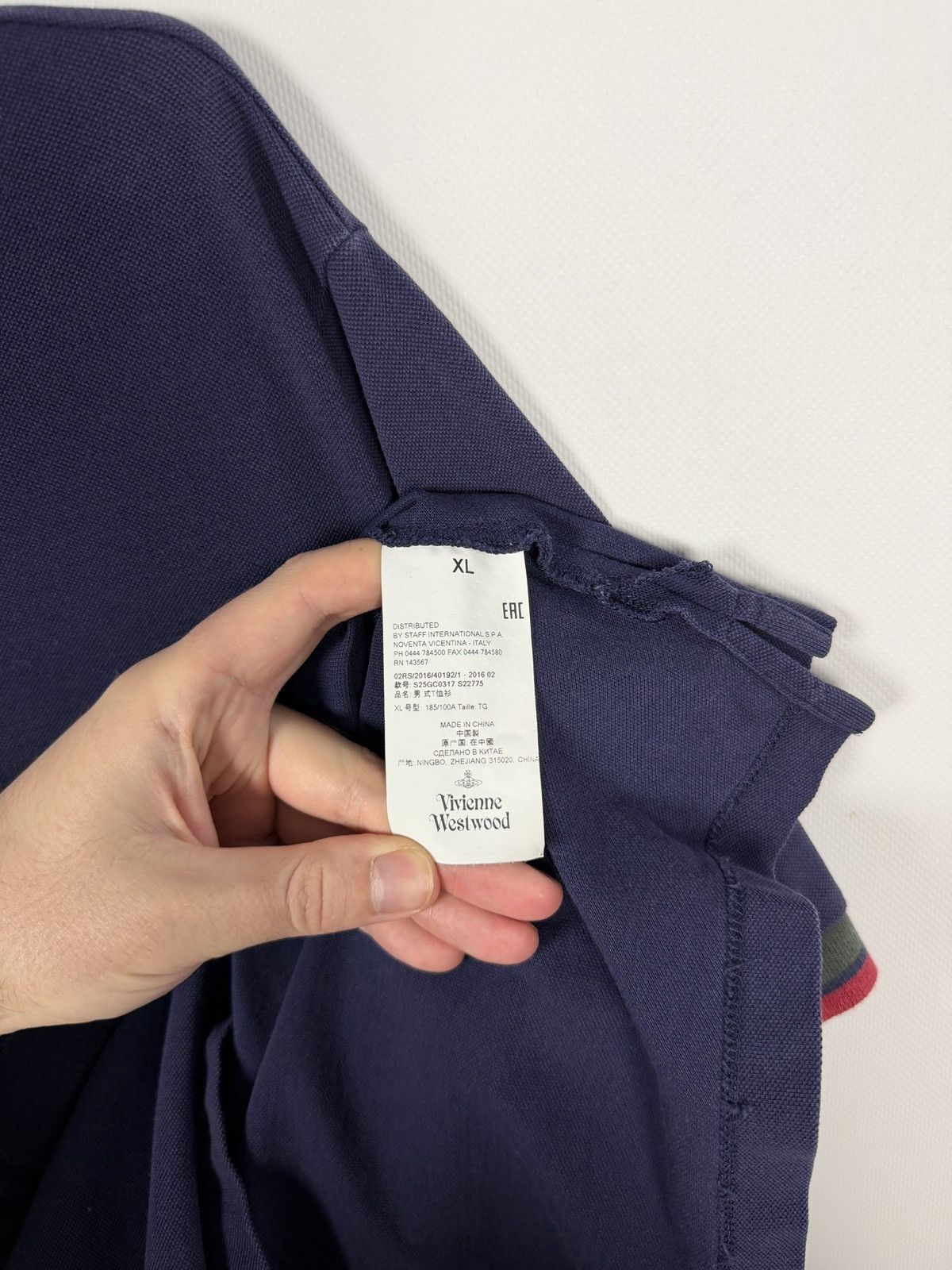 Vivienne Westwood Vivienne Westwood Short Sleeve Polo Shirt Purple Size XL Size US XL / EU 56 / 4 - 8 Thumbnail