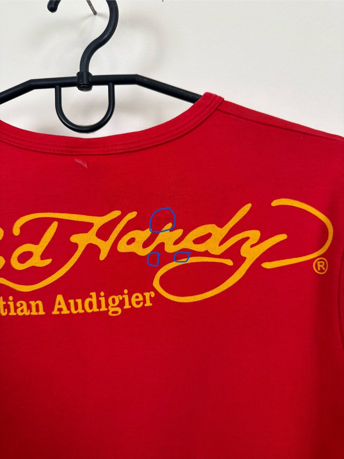 Ed Hardy Vintage Ed Hardy T shirt Women Skull Red Sz S Streetwear Y2K Size S / US 4 / IT 40 - 22 Thumbnail
