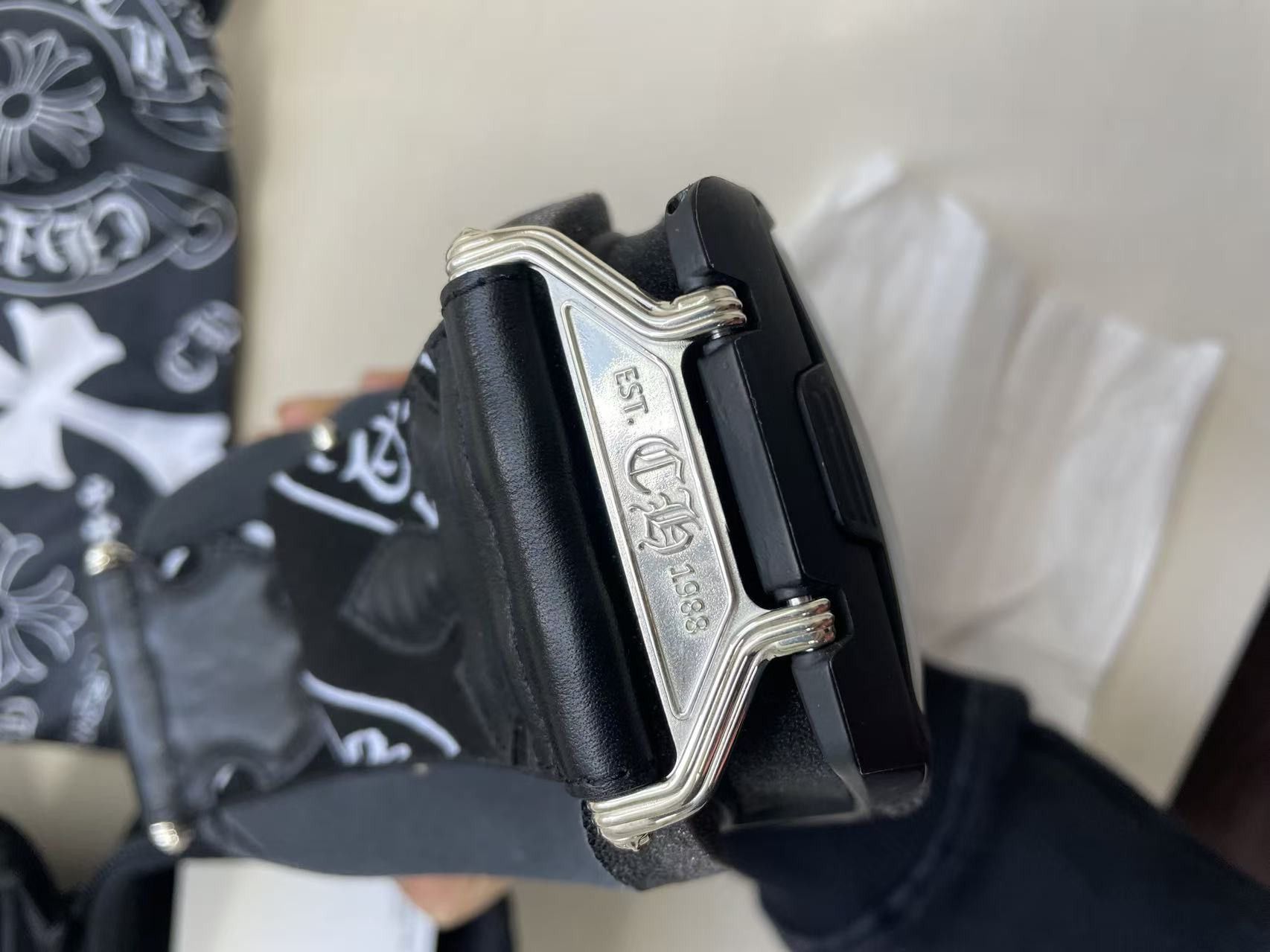Chrome Hearts Chrome Hearts SILVER MORNING II Flame Patch Ski Goggles Size ONE SIZE - 9 Thumbnail