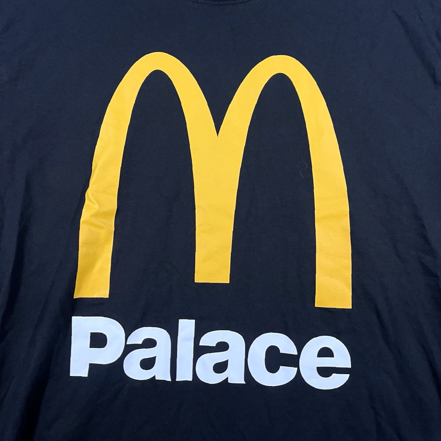 Palace Palace McDonald's Shirt Mens XL Black Collab Tee Graphic Logo Crew Neck Short Sleeve Limited Edition Size US XL / EU 56 / 4 - 2 Thumbnail