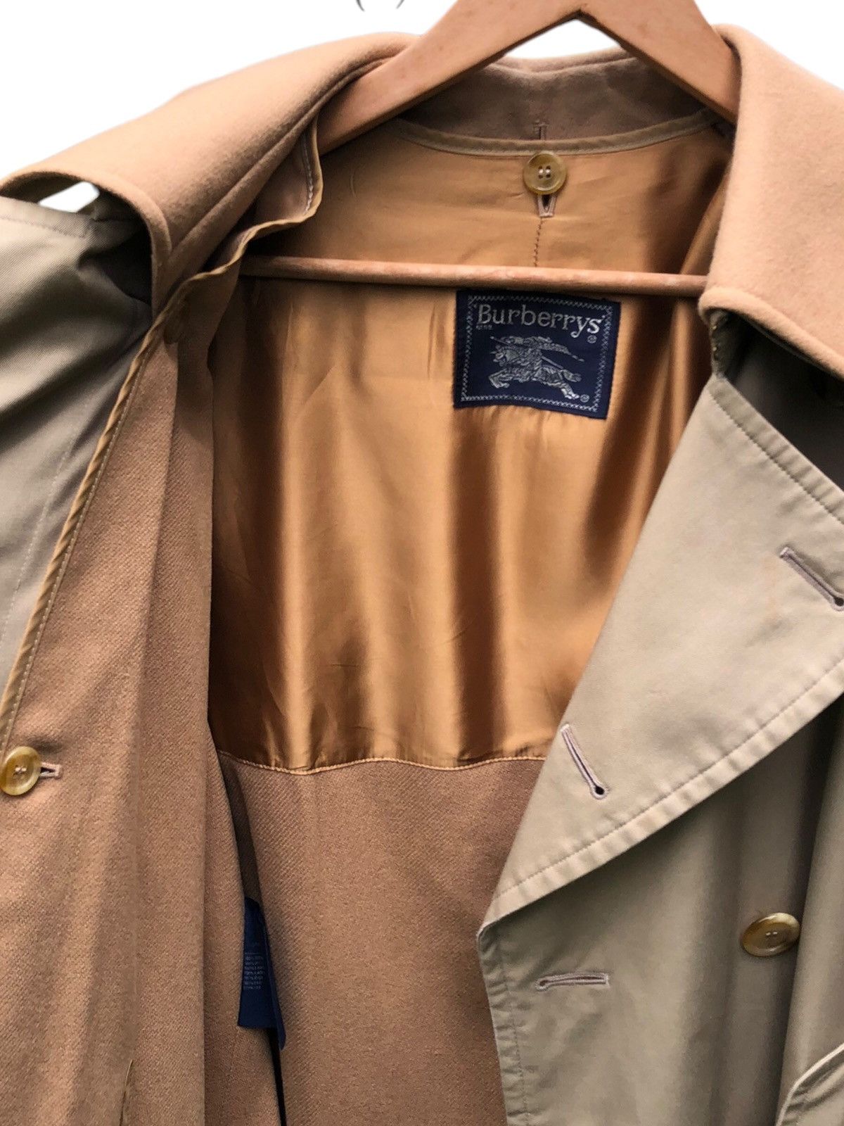 Burberry Vintage Burberry Trench Coat Size US L / EU 52-54 / 3 - 15 Thumbnail