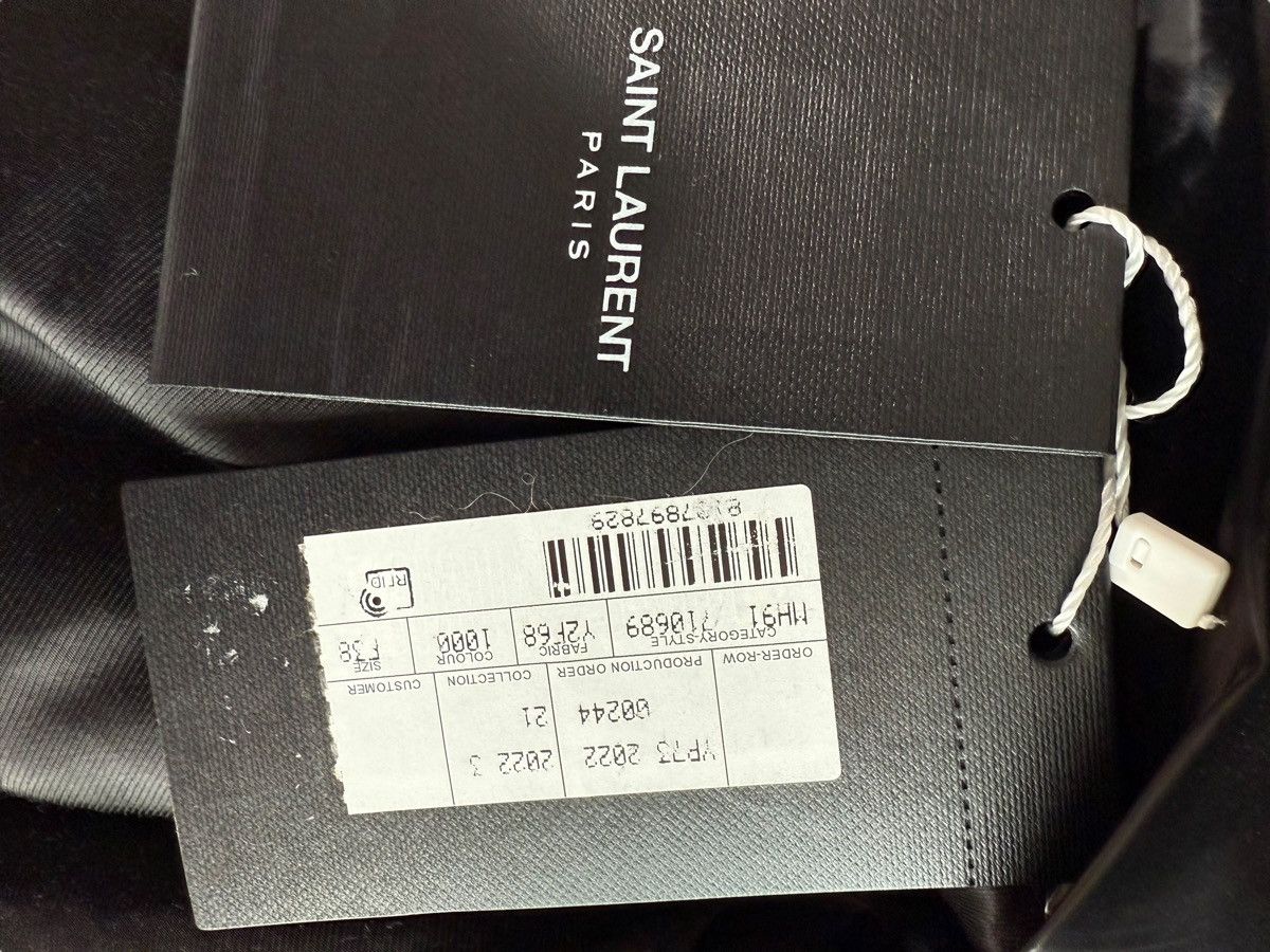 Saint Laurent Paris Saint Laurent Lacquered Effect Oversized Jacket Size XS / US 0-2 / IT 36-38 - 6 Thumbnail