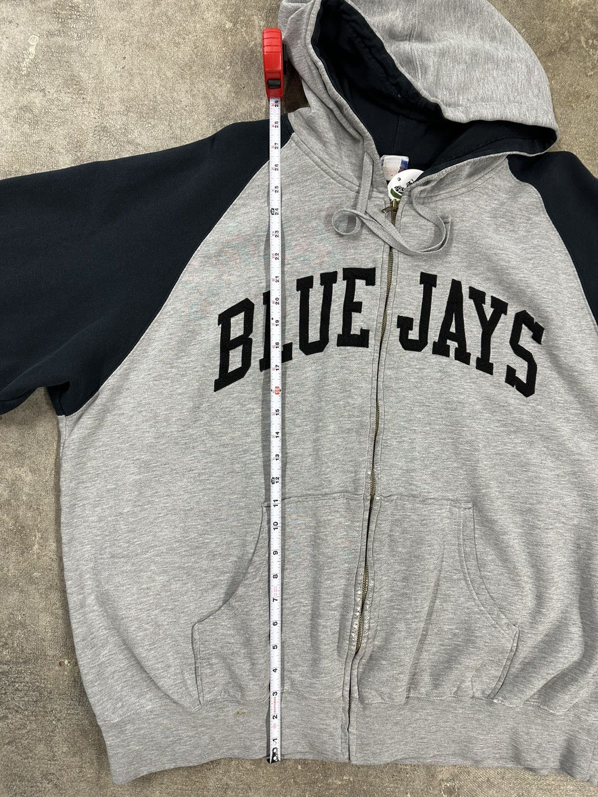 Majestic Crazy Y2K Majestic Toronto Blue Jays Zip Up Hoodie Size US XL / EU 56 / 4 - 13 Thumbnail