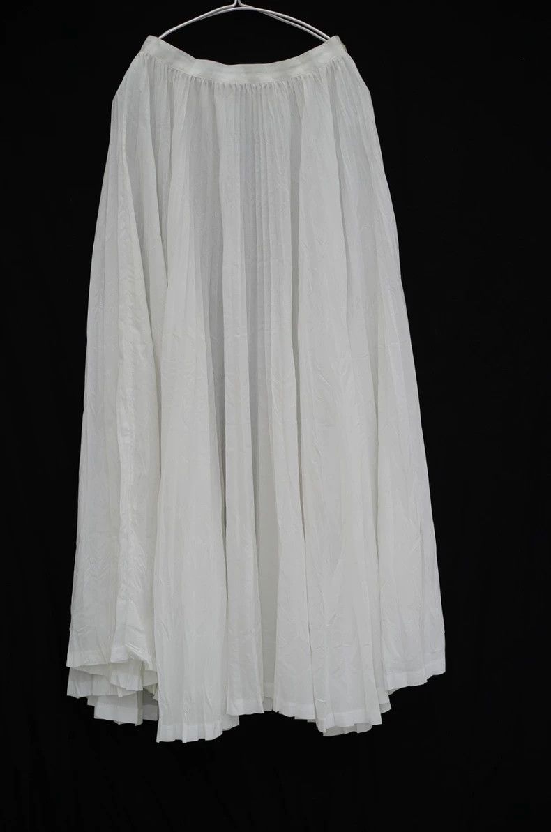 Issey Miyake issey miyake size:m White pleated skirt Size 42" / US 20 - 3 Thumbnail
