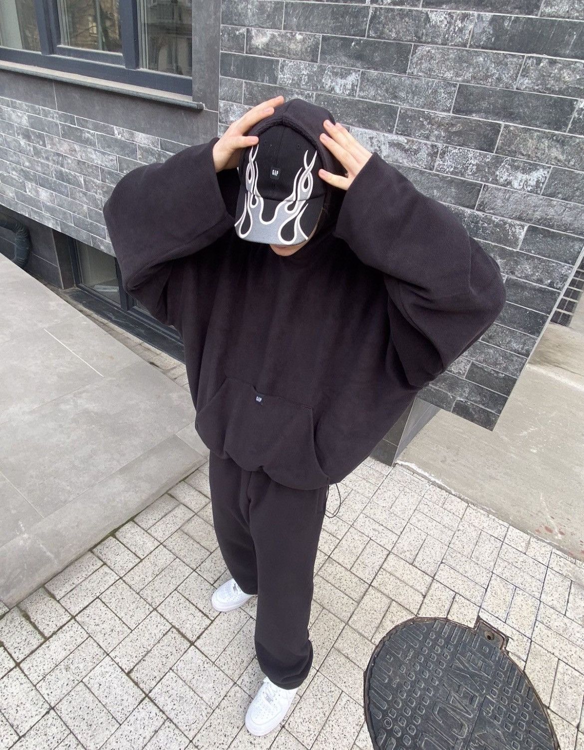 Gap × Kanye West Yeezy Gap Polar Fleece Padded Hoodie by