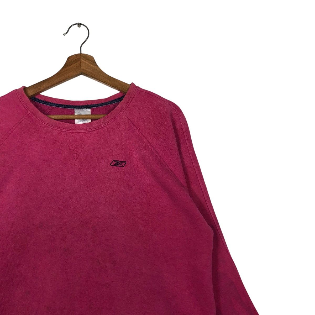 Japanese Brand 📌Vintage Sweatshirt Cropped Design Reebok Rich Pink Size US L / EU 52-54 / 3 - 7 Thumbnail