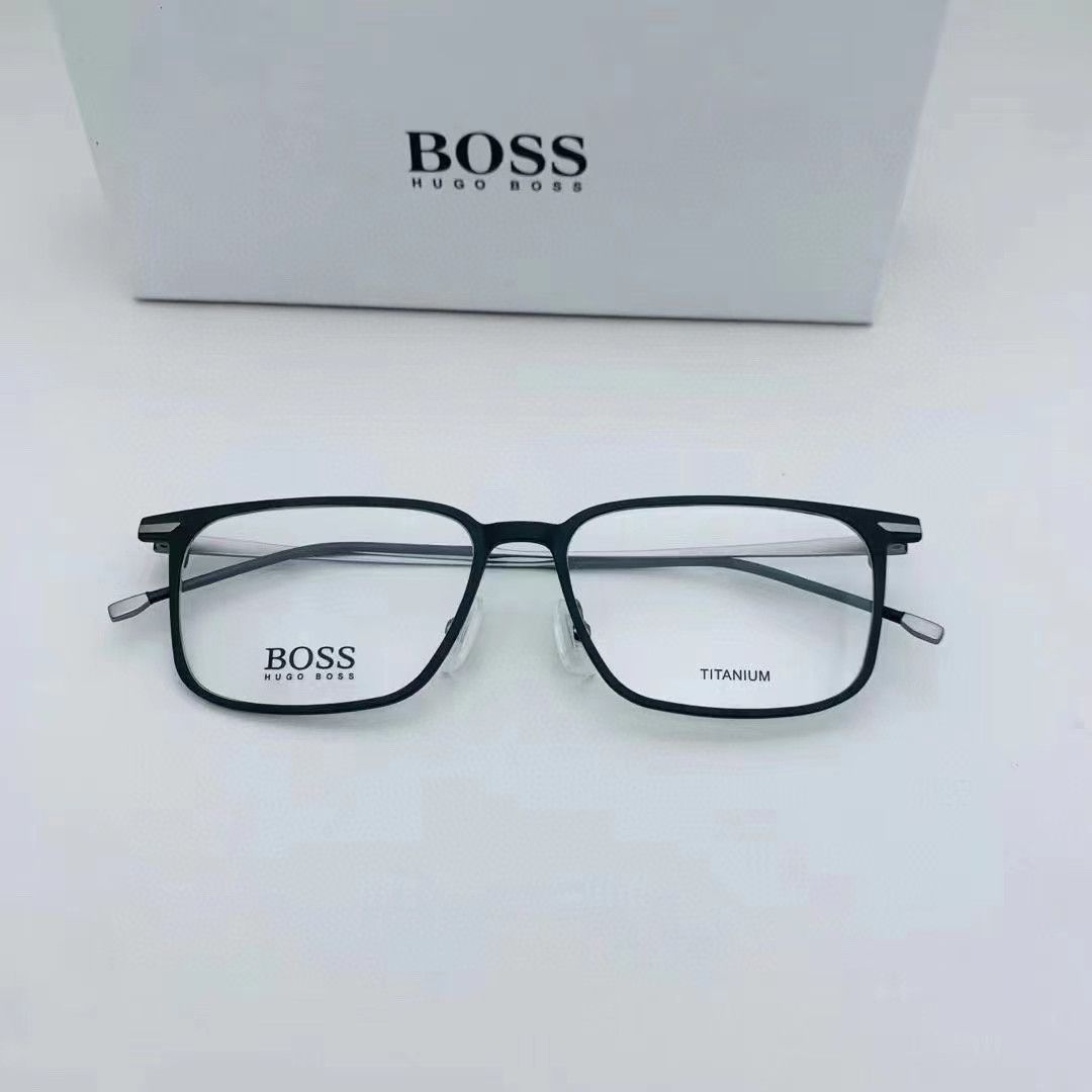 image of Hugo Boss Titanium Glasses Boss1253/f in Black, Men's