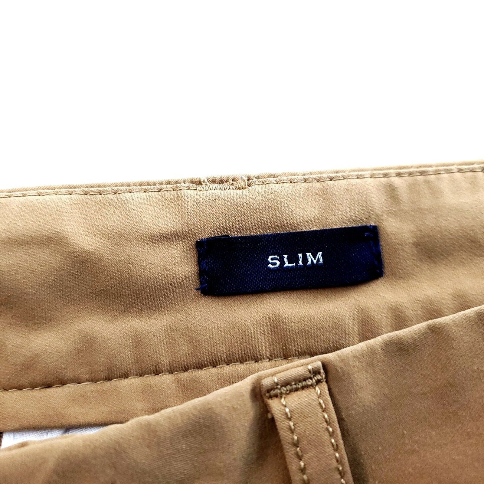 J.Crew J Crew Flex Lightweight Polyester Brown Flat Front Low Rise Size US 31 - 4 Thumbnail