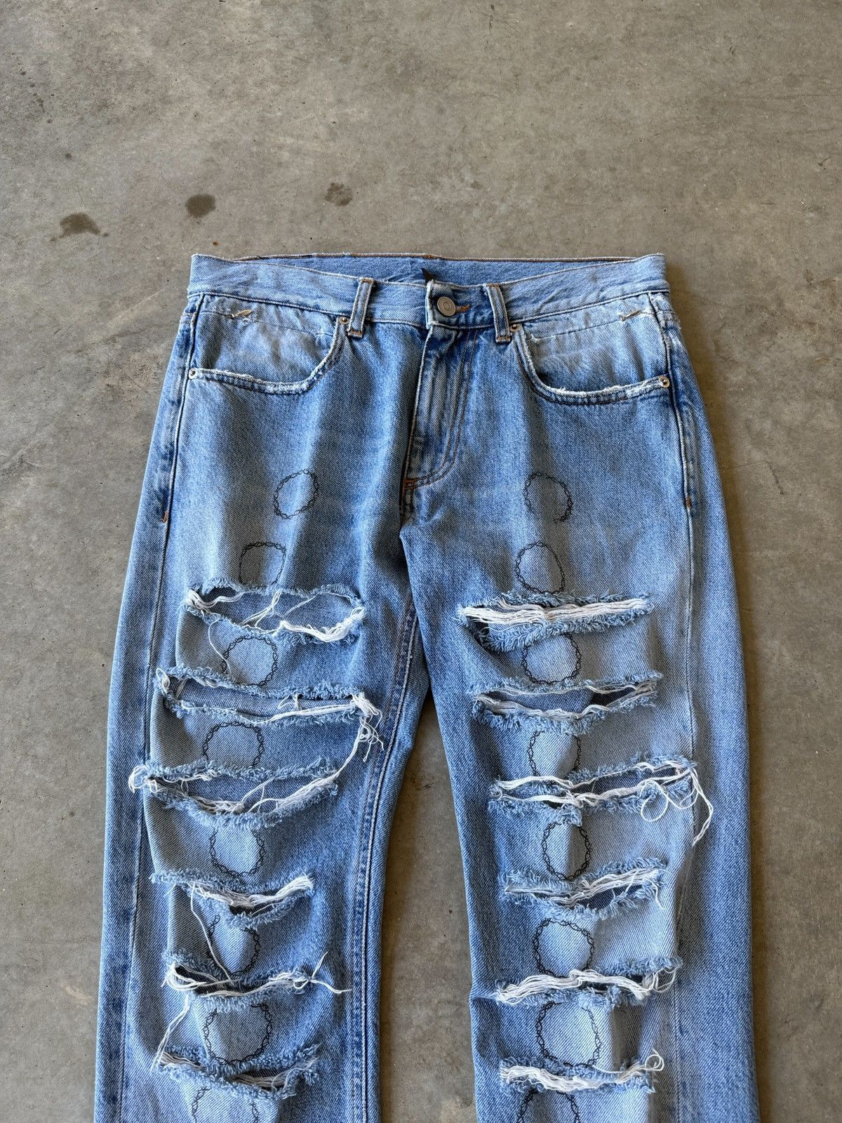 1017 ALYX 9SM 1017 Alyx 9SM Thorn Slashed Denim SS19 Size US 30 / EU 46 - 5 Thumbnail