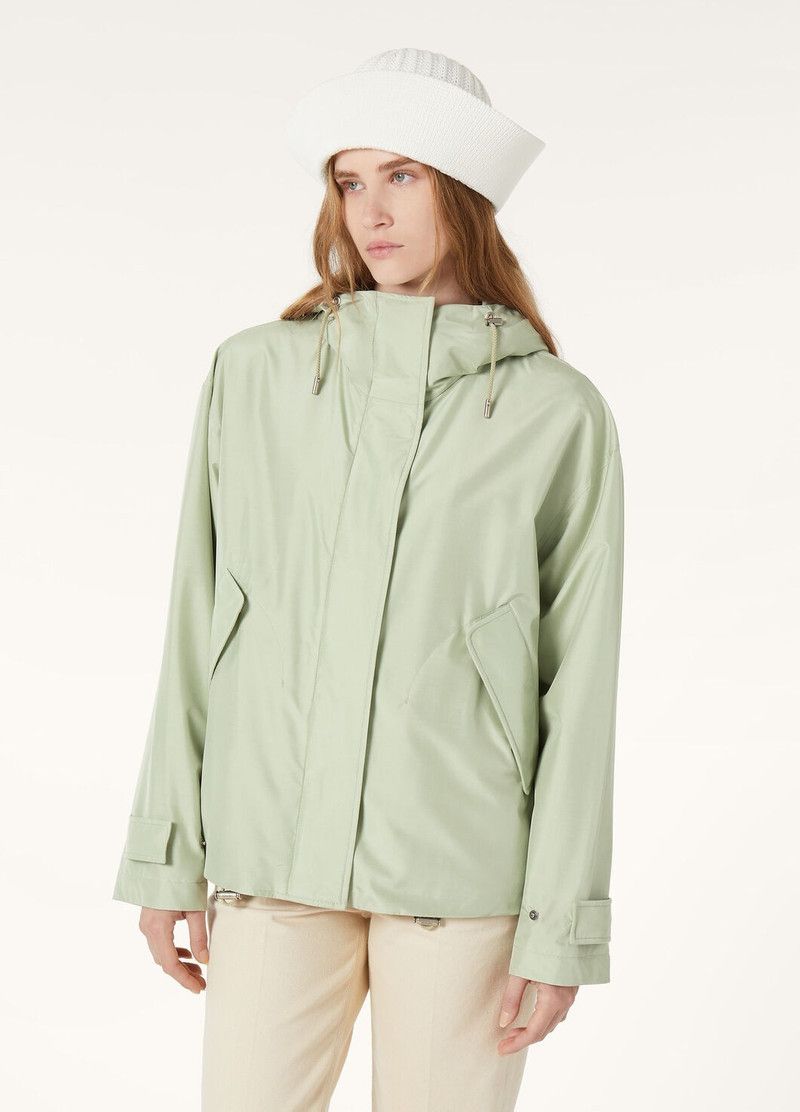 Loro Piana o1srvl11e0526 FAP3588 Evan Parka Jacket in Light Green Size S / US 4 / IT 40 - 4 Thumbnail