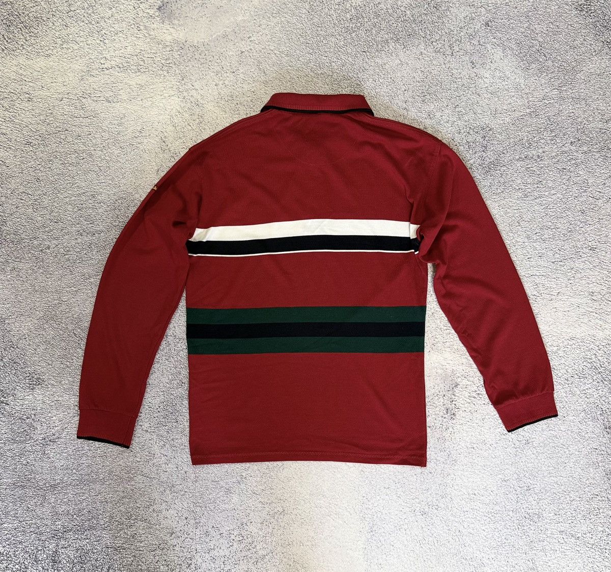Paul & Shark Paul Shark Rugby Polo Shirt Red Striped Italy Long Sleeve M Size US M / EU 48-50 / 2 - 9 Thumbnail