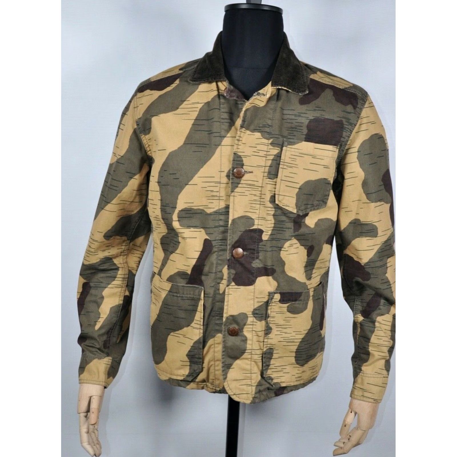 Edwin EDWIN Road Lined Jacket Camouflage Men's M Jacket Adult M Multicolor Camouflage Cotton 20%Wool 35%Acryl 45%Polyester Casual Mens Size US M / EU 48-50 / 2 - 2 Thumbnail