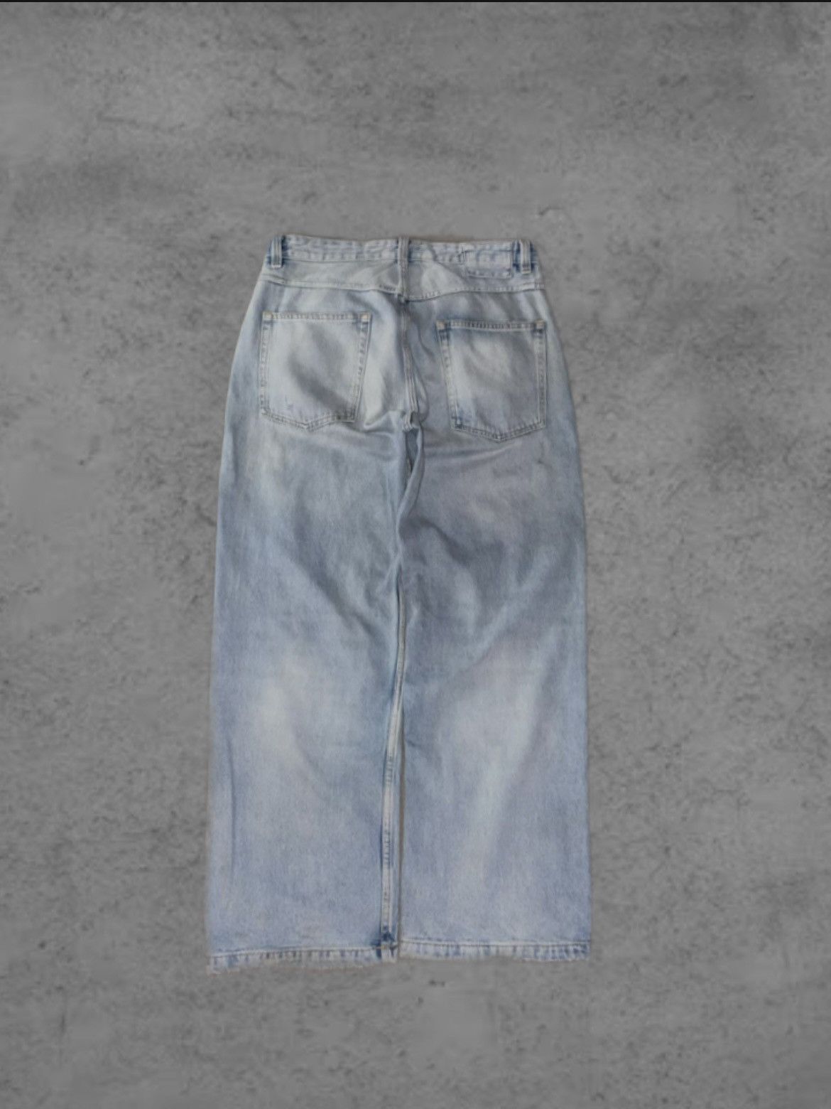 Zara Zara Baggy Jeans Light Blue Wash Size US 34 / EU 50 - 2 Thumbnail