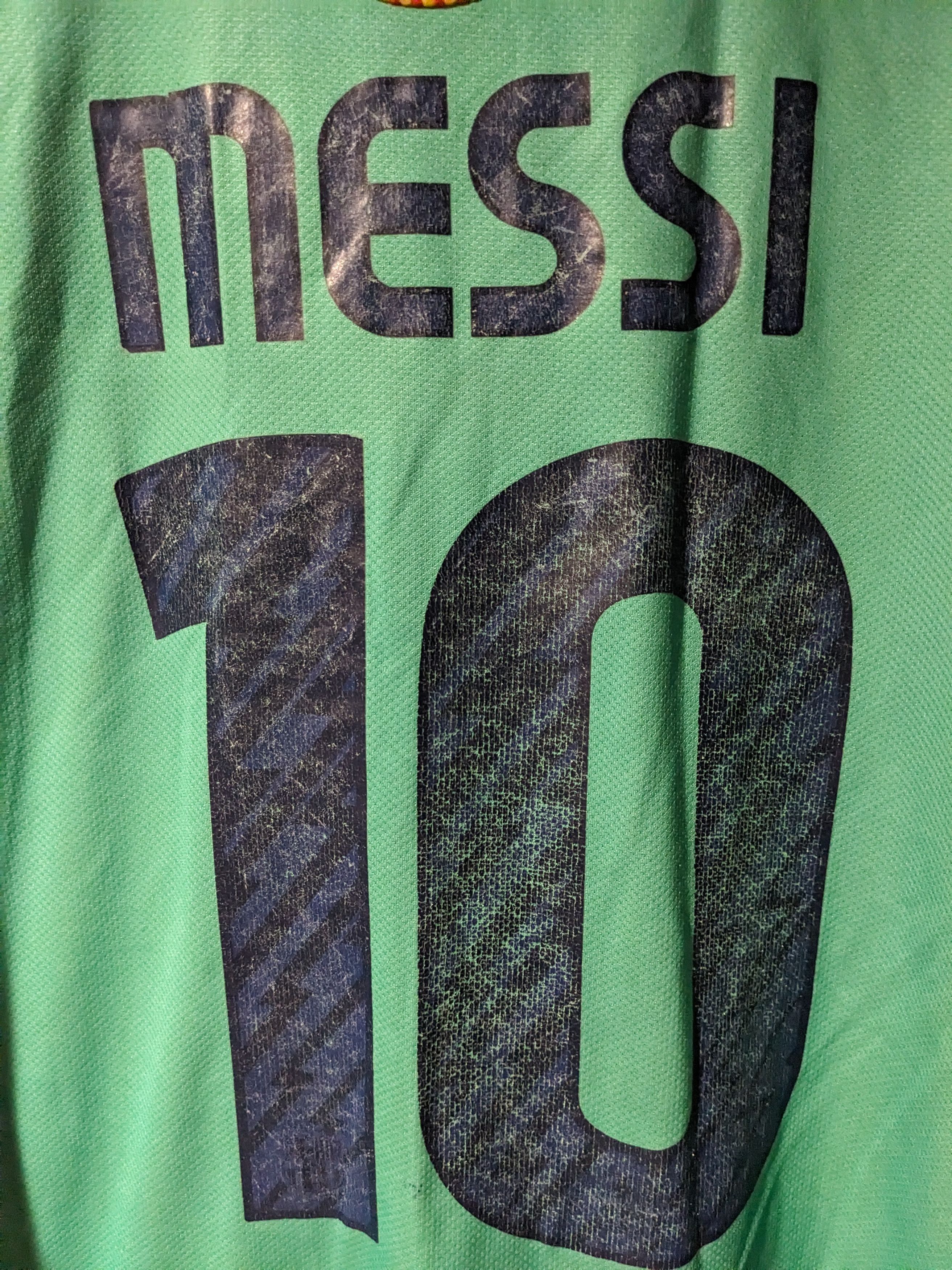 Nike FC Barcelona 2010 / 2011 Nike Jersey Messi Soccer Football Size US L / EU 52-54 / 3 - 18 Thumbnail