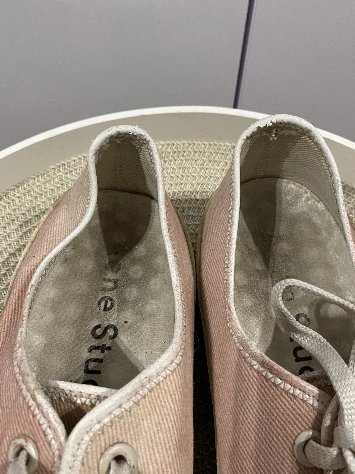 Acne Studios Acne Studios Dirty Pink Canvas Keds Sneakers Size: 44 Size US 11 / EU 44 - 6 Thumbnail