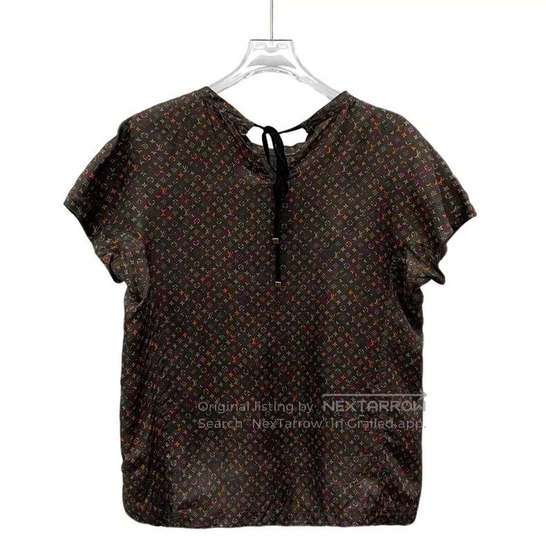Louis Vuitton Louis Vuitton Dark brown logo presbyopic full print round Size XS / US 0-2 / IT 36-38 - 2 Thumbnail