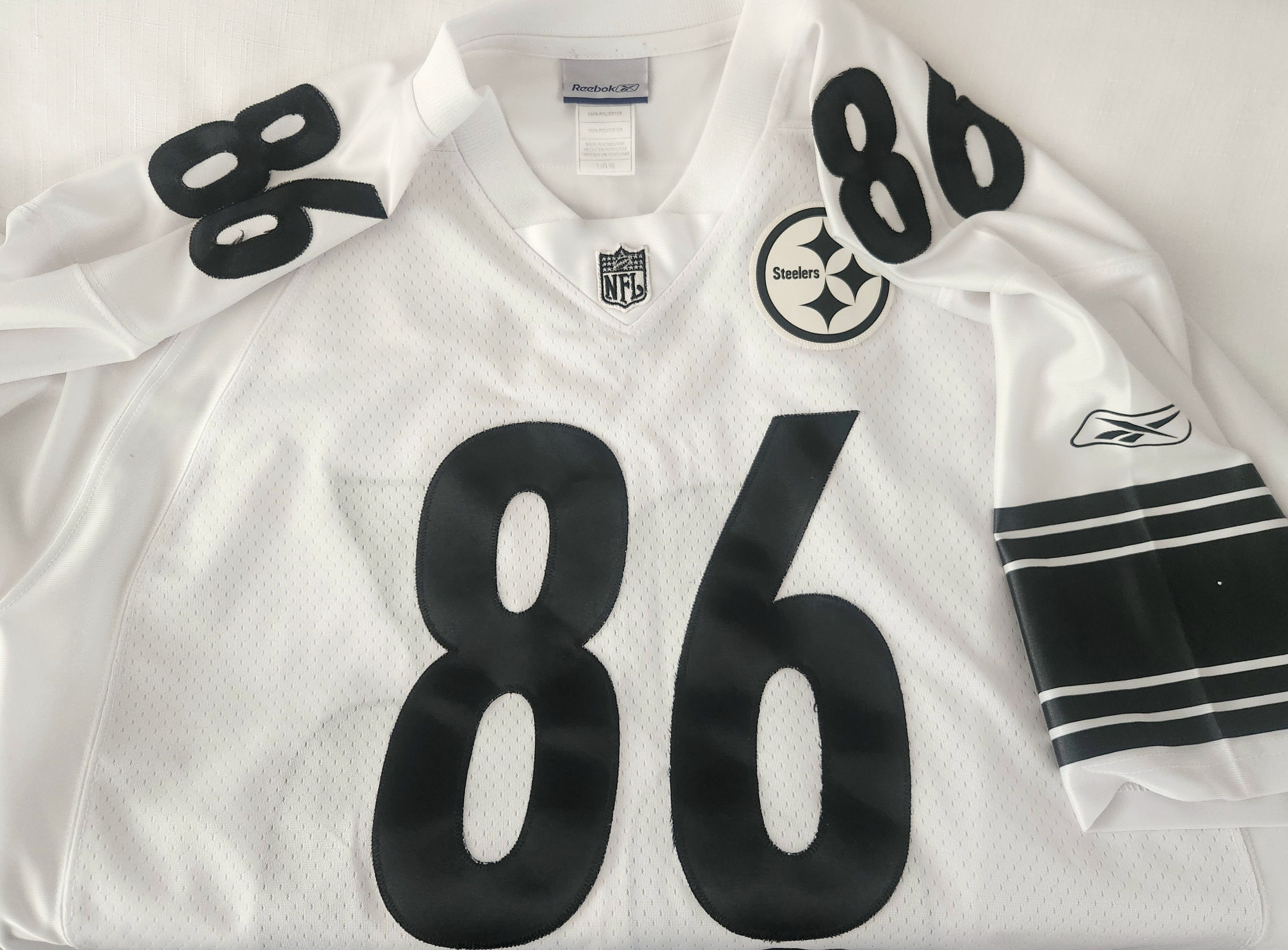 NFL × Reebok × Vintage Reebok NFL Vintage Pittsburgh Steelers Hines Ward #86 Jersey Size US L / EU 52-54 / 3 - 8 Thumbnail