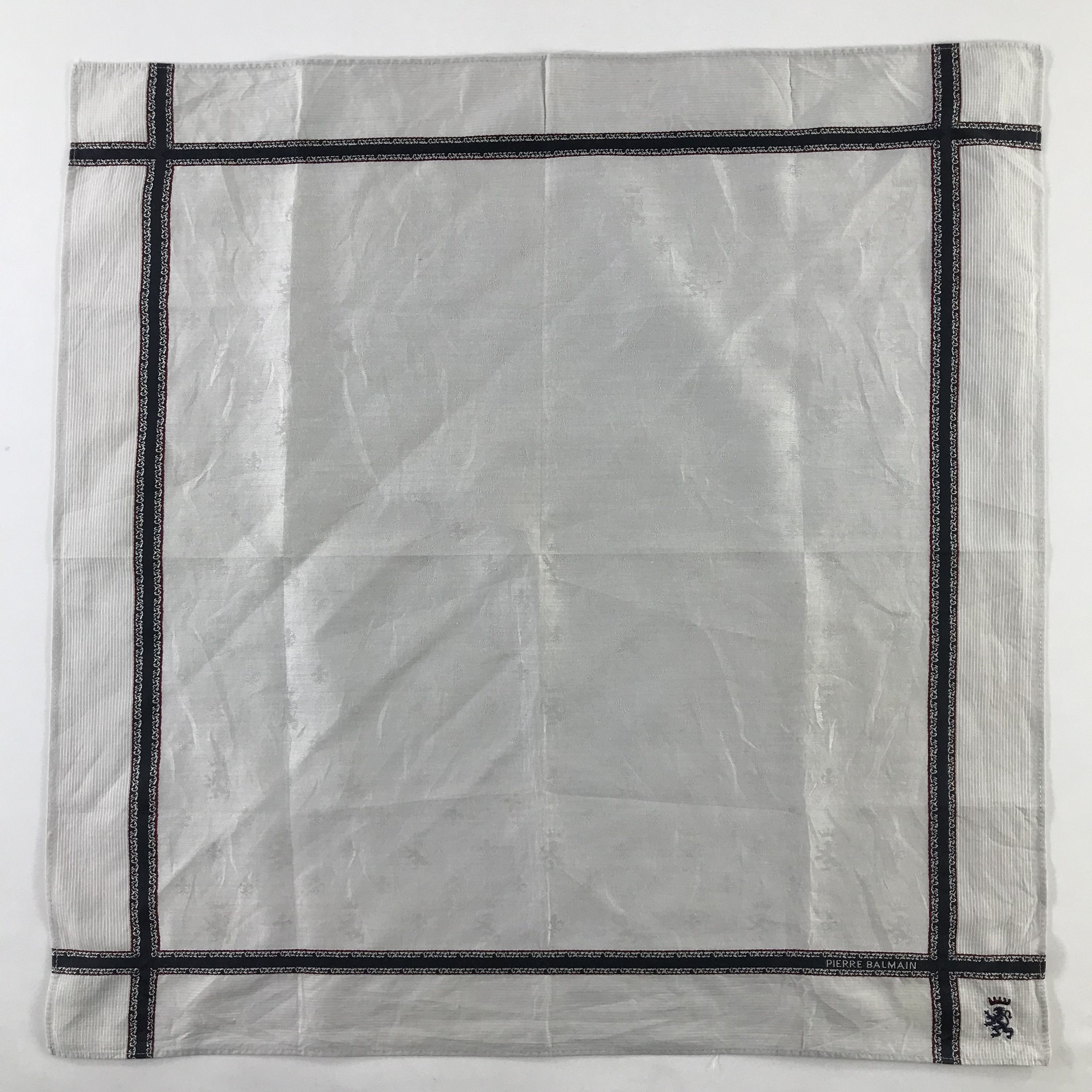 Pierre Balmain × Vintage Pierre Balmain Bandana / Handkerchief / Neckerchief - S635 Size ONE SIZE - 1 Thumbnail