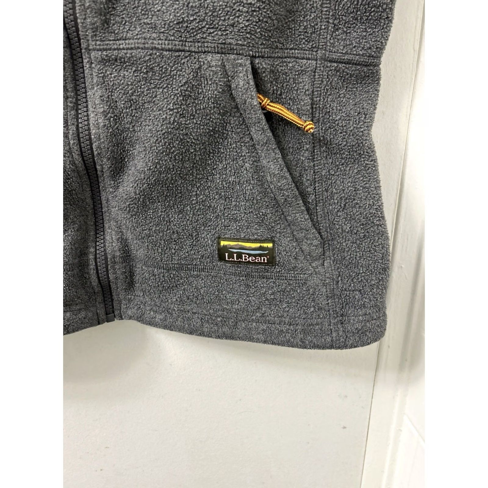 Vintage LL Bean Mountain Classic Fleece Vest Womens Medium Gray Full Zip Jacket 505383 Size M / US 6-8 / IT 42-44 - 4 Thumbnail
