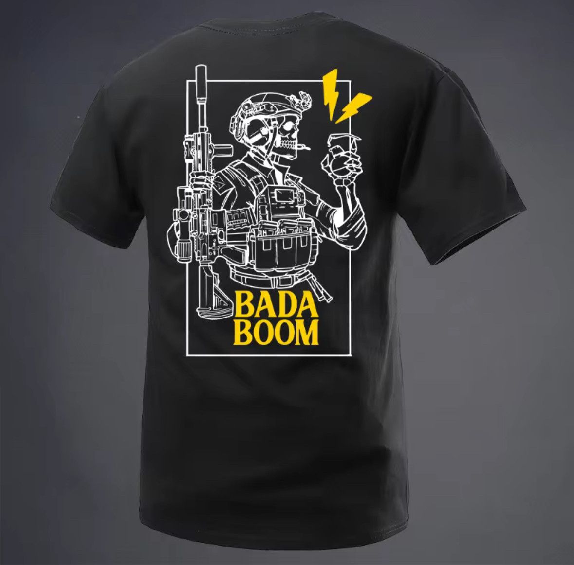 Other High Quality Military Style Bada Boom Cotton Fitness T-Shirt Size US XXL / EU 58 / 5 - 1 Thumbnail