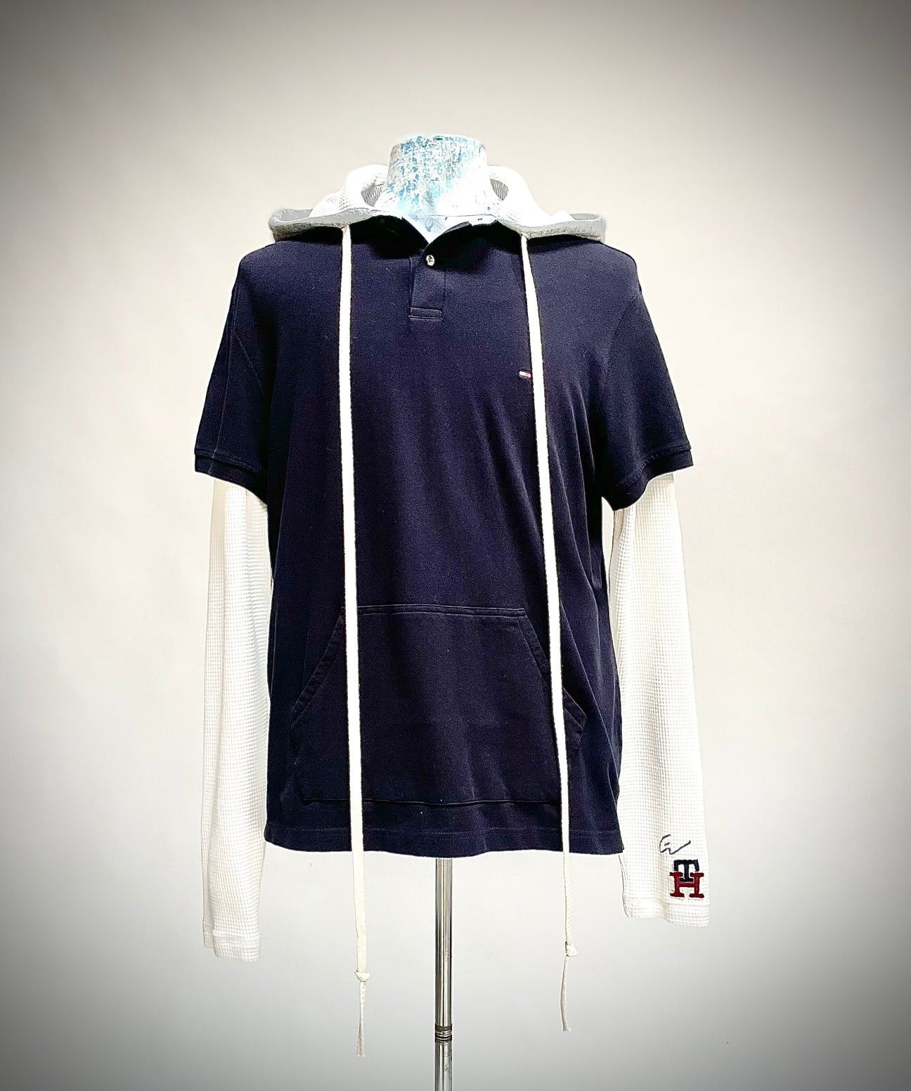 Greg Lauren × Tommy Hilfiger Greg Lauren x Tommy Hilfiger Artist Proof Deconstructed Polo Size US M / EU 48-50 / 2 - 2 Thumbnail