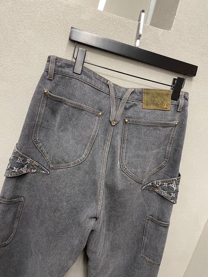 Louis Vuitton Louis Vuitton FW23 Logo monogrammed irregularly cut casual Size US 30 / EU 46 - 5 Thumbnail