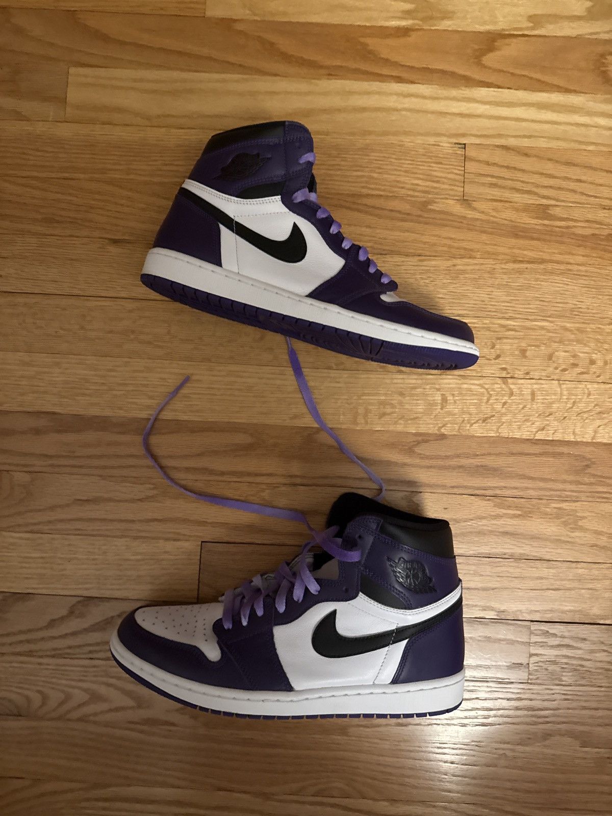 Jordan Brand × Nike Jordan 1 Court Purple 2.0 Sz11 Size US 11 / EU 44 - 1 Thumbnail