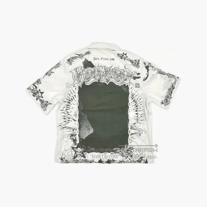 Givenchy Givenchy SS21 Zip Printed Short Sleeve Shirt. Size US L / EU 52-54 / 3 - 3 Thumbnail
