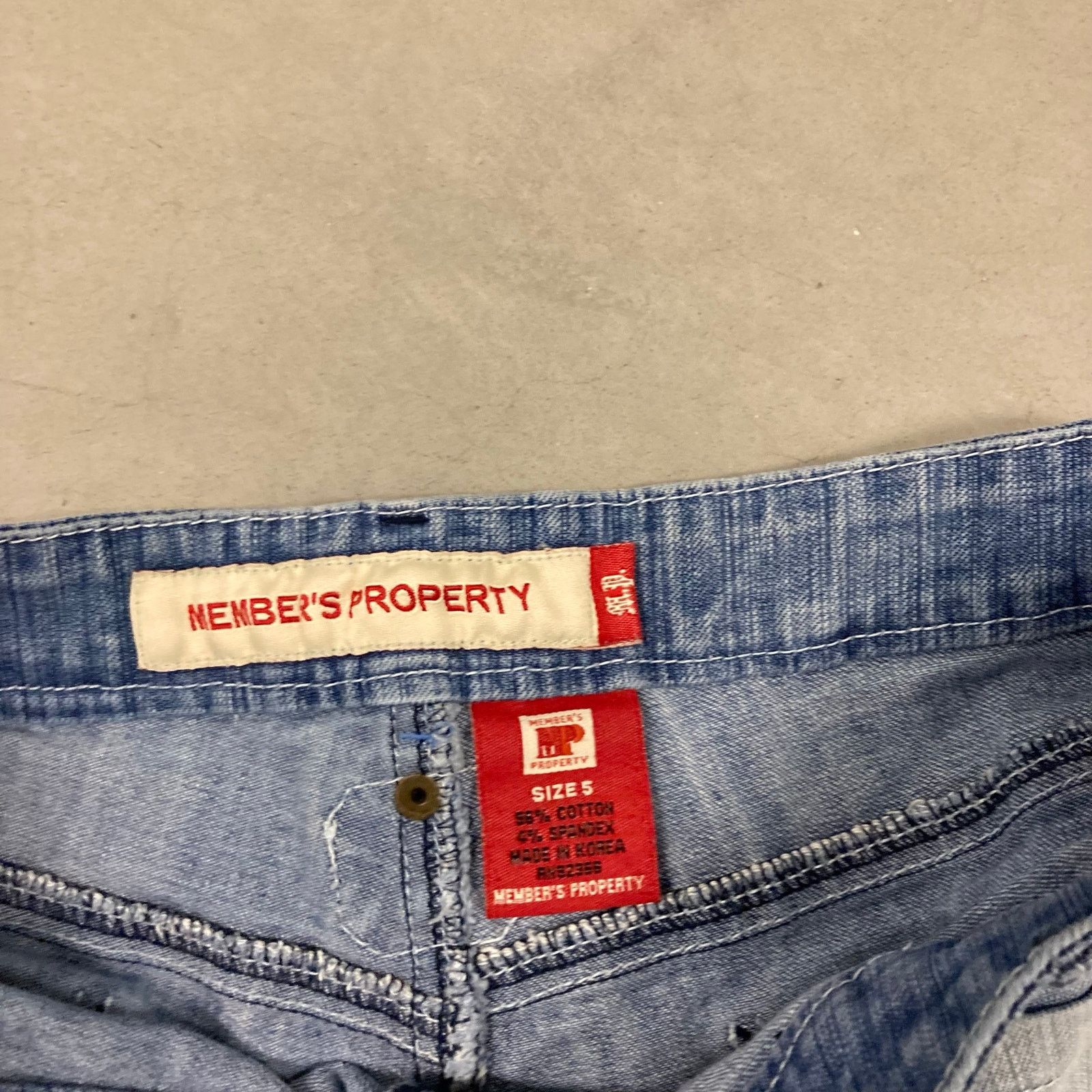 Vintage Y2k members property low rise bootcut jeans 28x30 Size 28" / US 6 / IT 42 - 4 Thumbnail