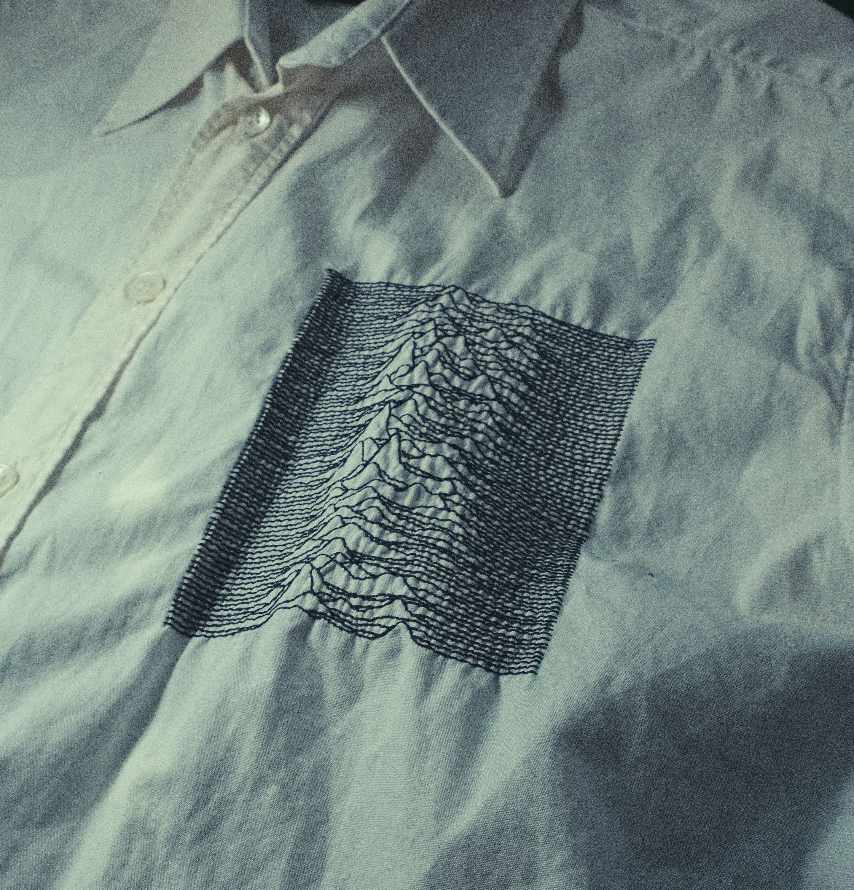 Joy Division × Raf Simons 2003 Raf Simmons x Joy Division embroidered button up Size US M / EU 48-50 / 2 - 3 Thumbnail